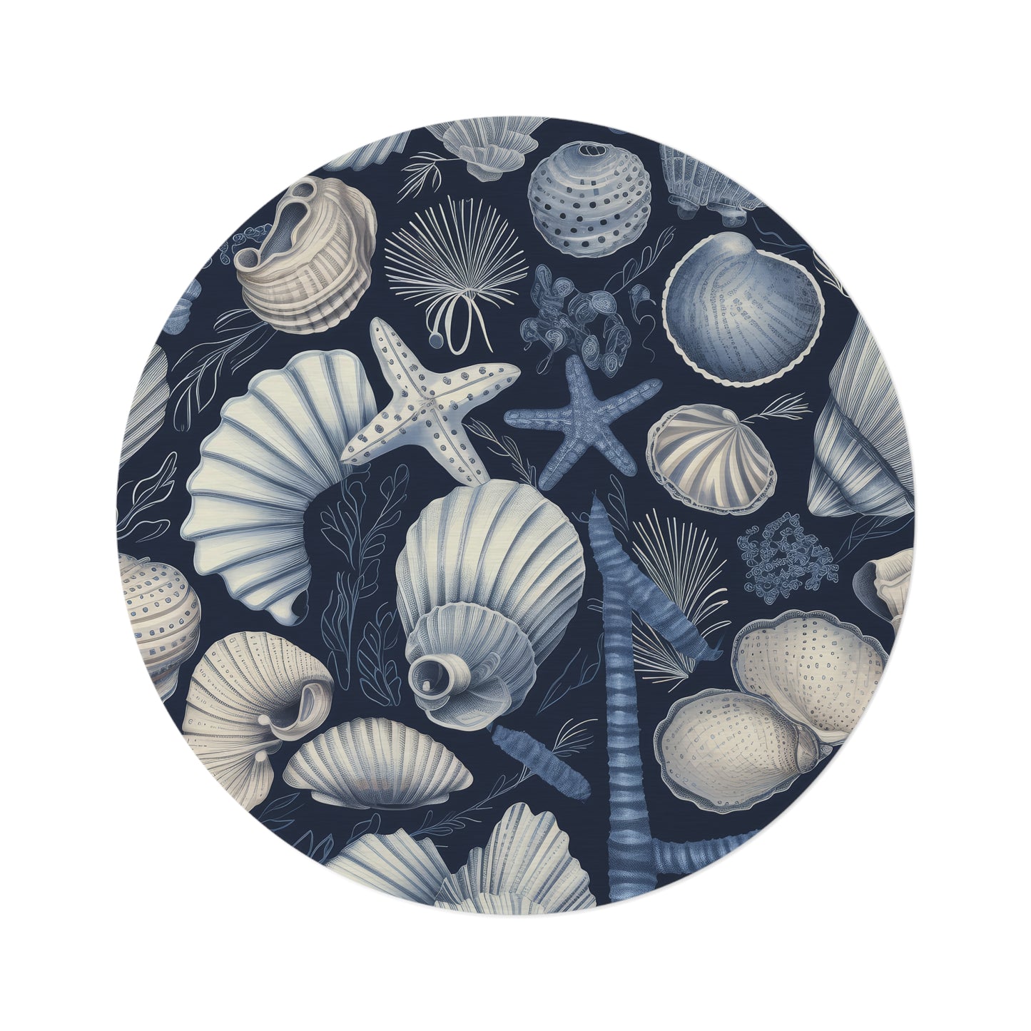 Sea dive. Bohemian Eye Round Rug - Colorful Floor Decor for Vibrant Spaces