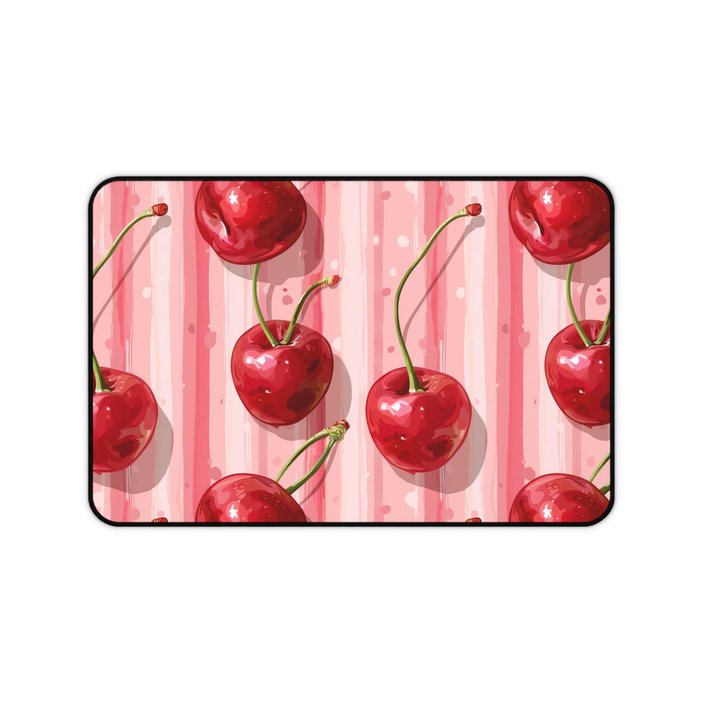 Sleek Cherry. Desk Mat - Stylish Office Organizer
