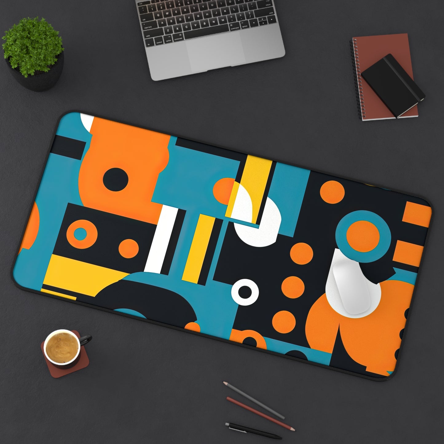 Analog Alchemy. Desk Mat - Stylish Office Organizer