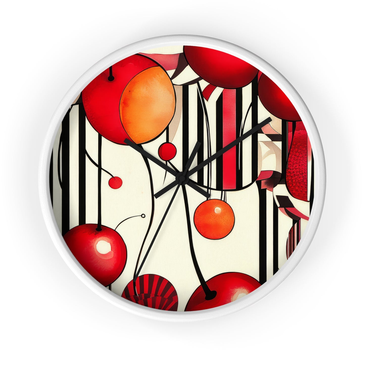CherryBalm. Wall Clock - Artistic Home Decor