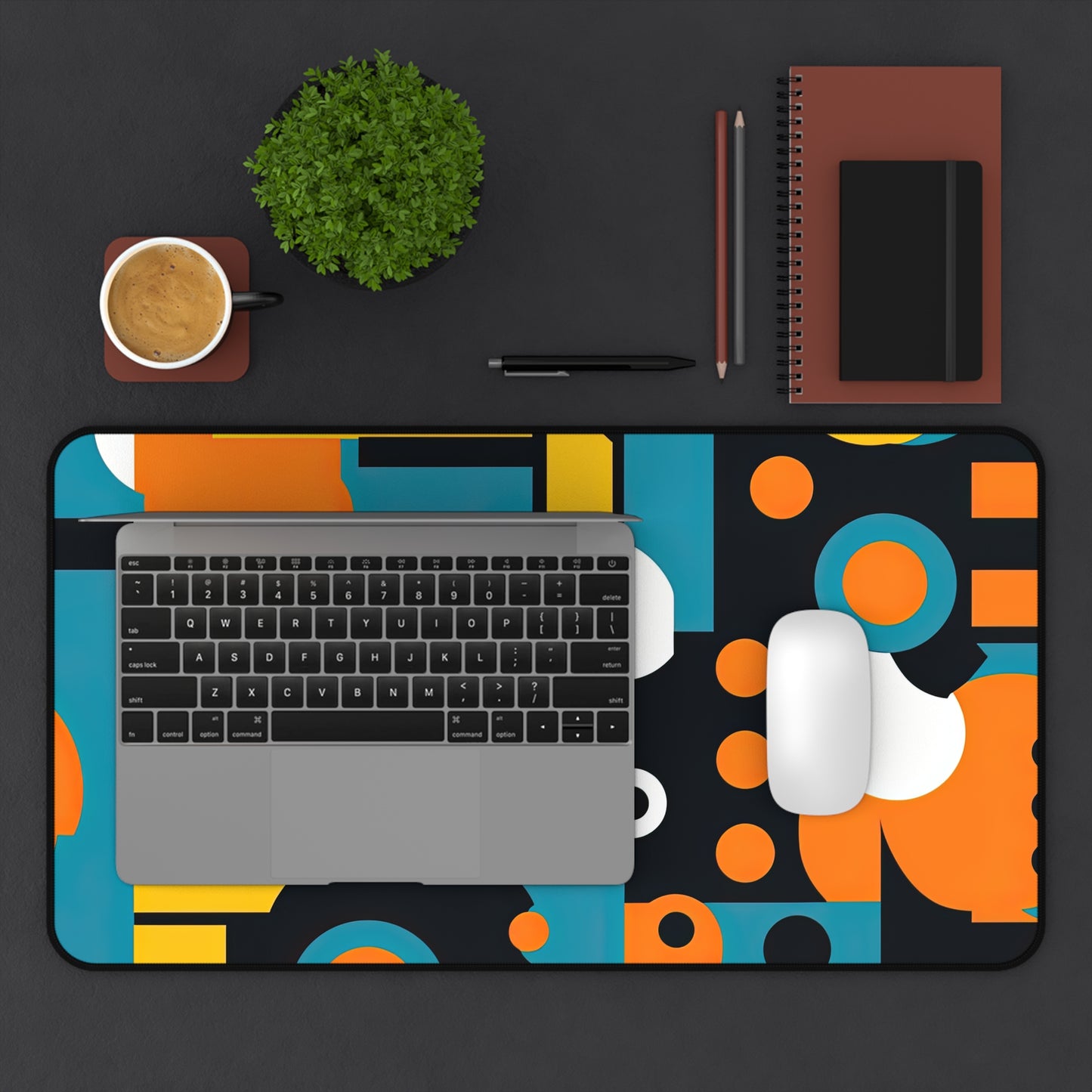 Analog Alchemy. Desk Mat - Stylish Office Organizer