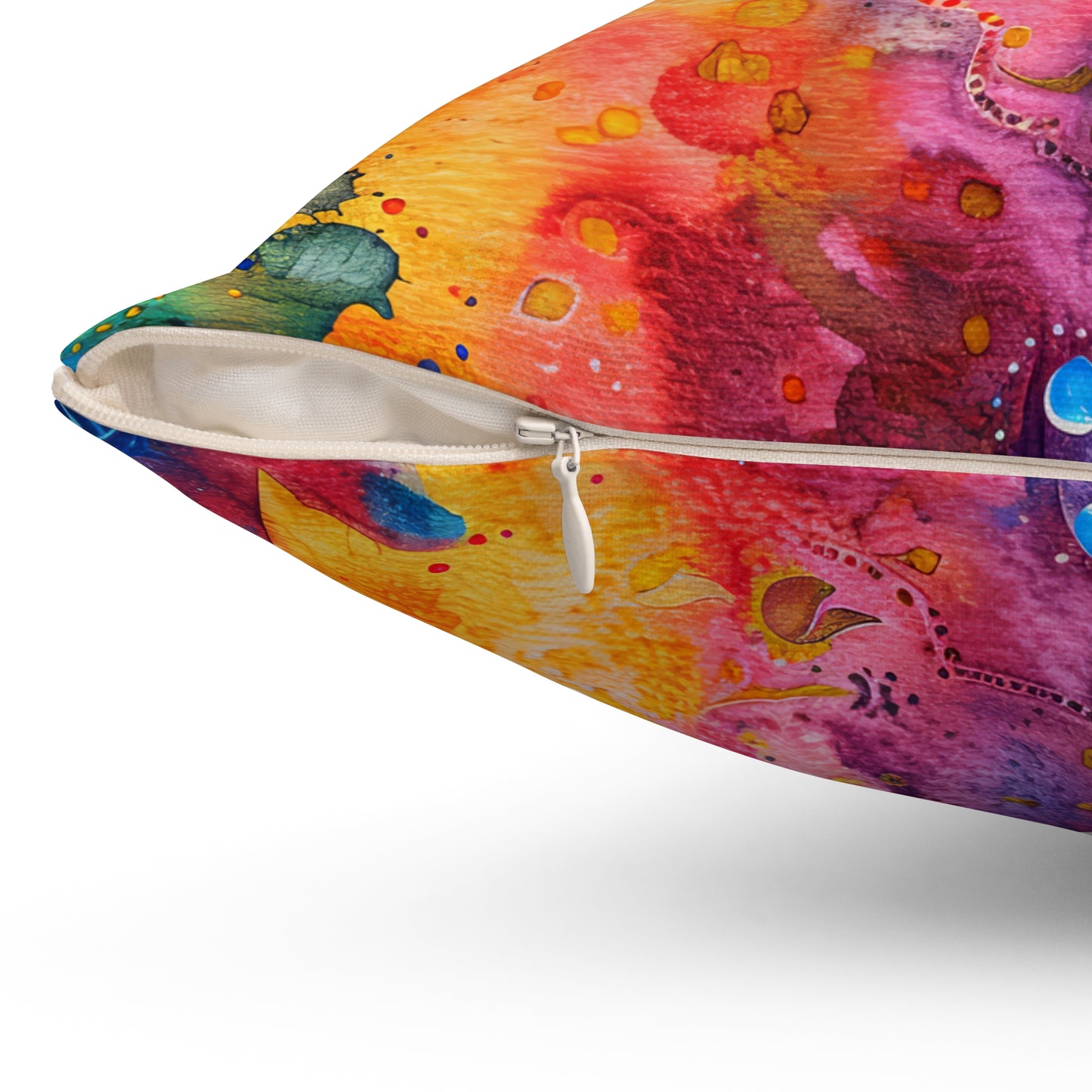 Hamsa Dreamscape-- Decorative Spun Polyester Cushion