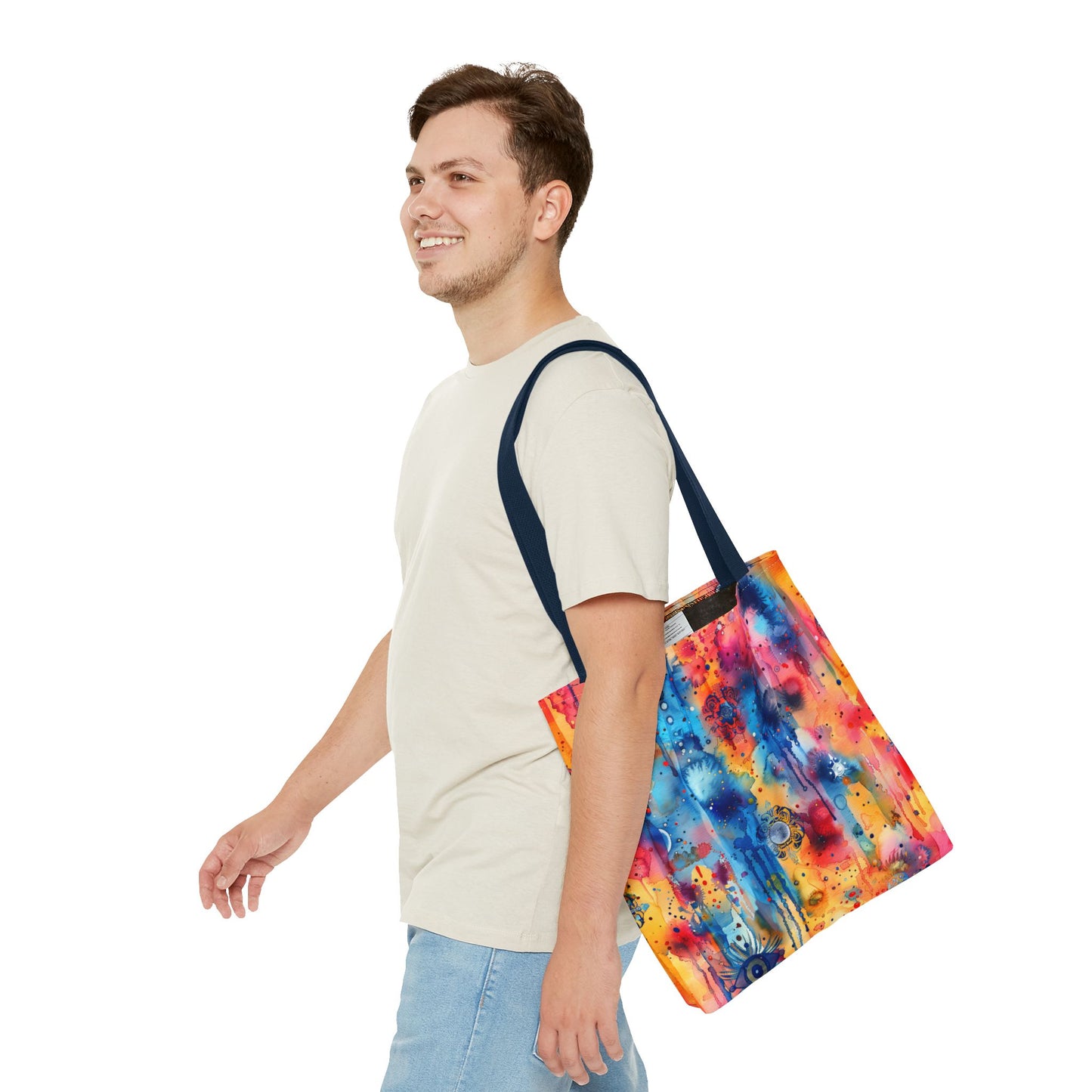 Hamsa bright Aura. Tote Bag for Everyday Use