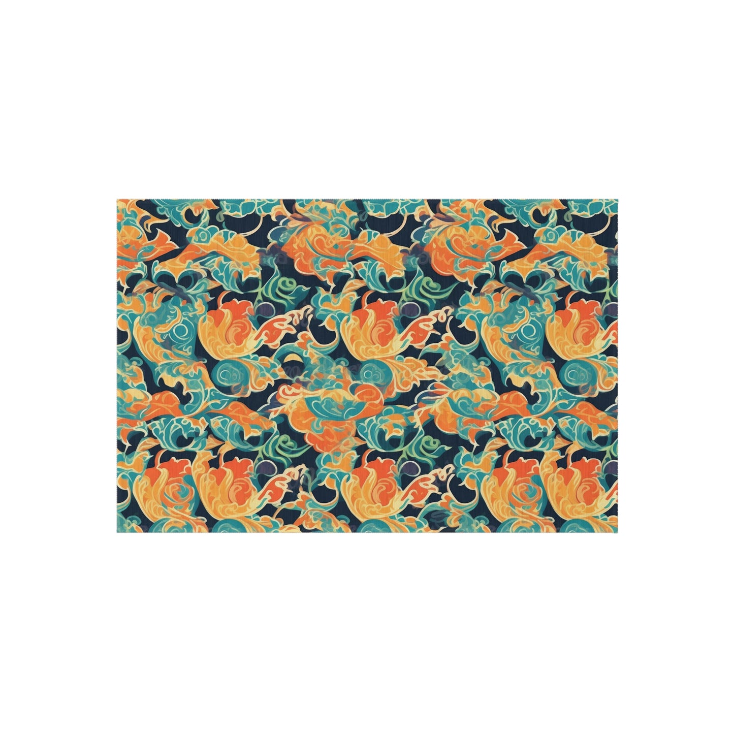 Tangerine Twilight Tapestry