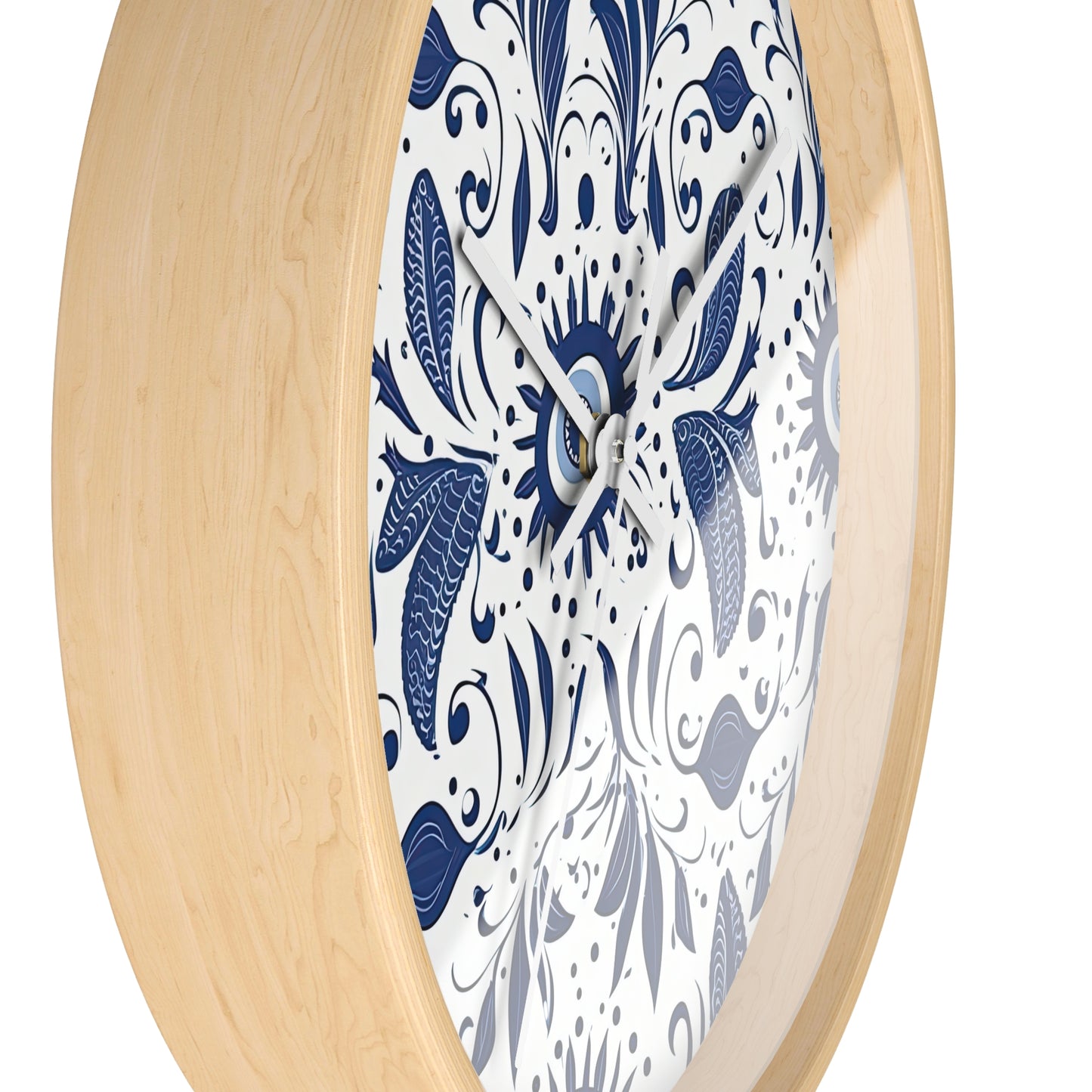 Beholder. Artful Evil Eye Wall Clock – Timekeeping with Protective Meaning