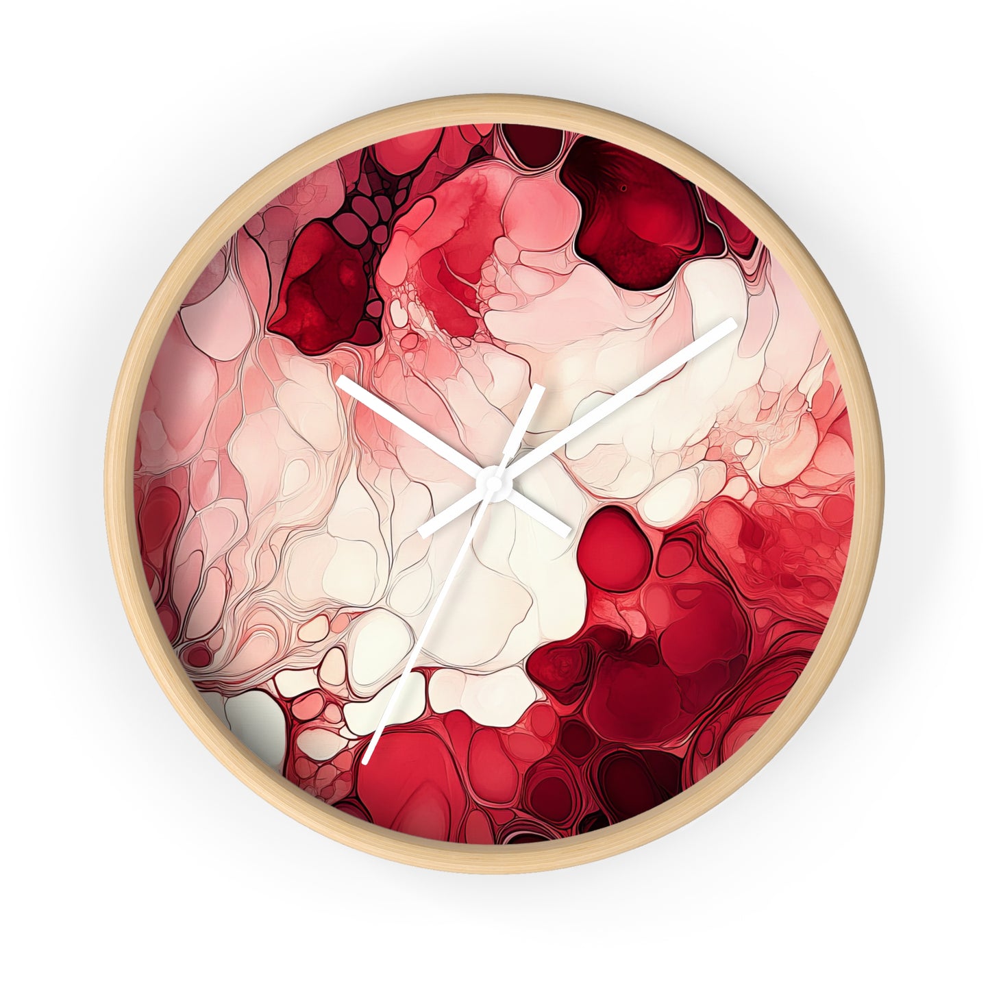 Cherry Storm. Wall Clock - Artistic Home Decor