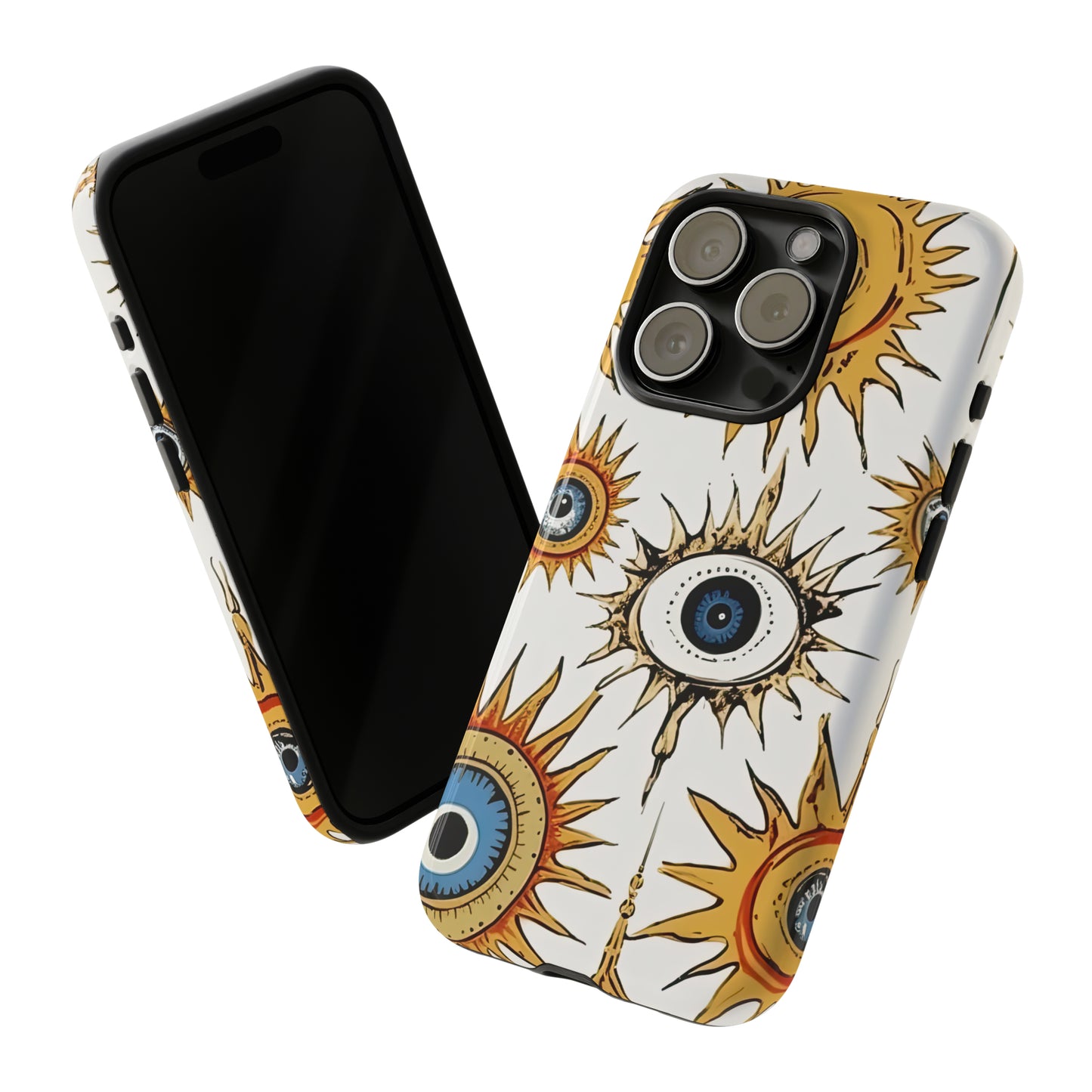 Ethereal Eyeful. Evil eye Inspired phone case. – Artistic Expression Meets ProtectionTough Case