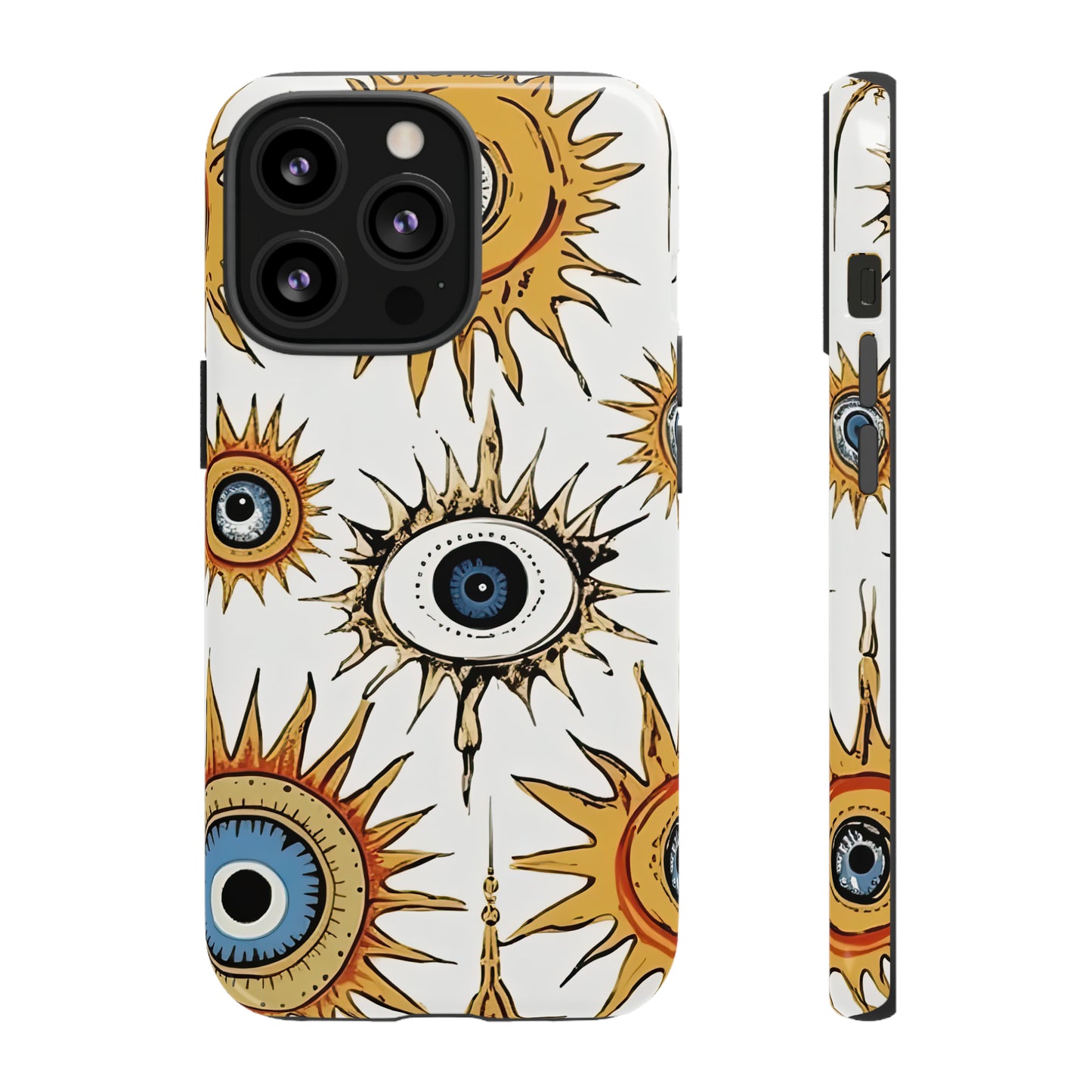 Ethereal Eyeful. Evil eye Inspired phone case. – Artistic Expression Meets ProtectionTough Case