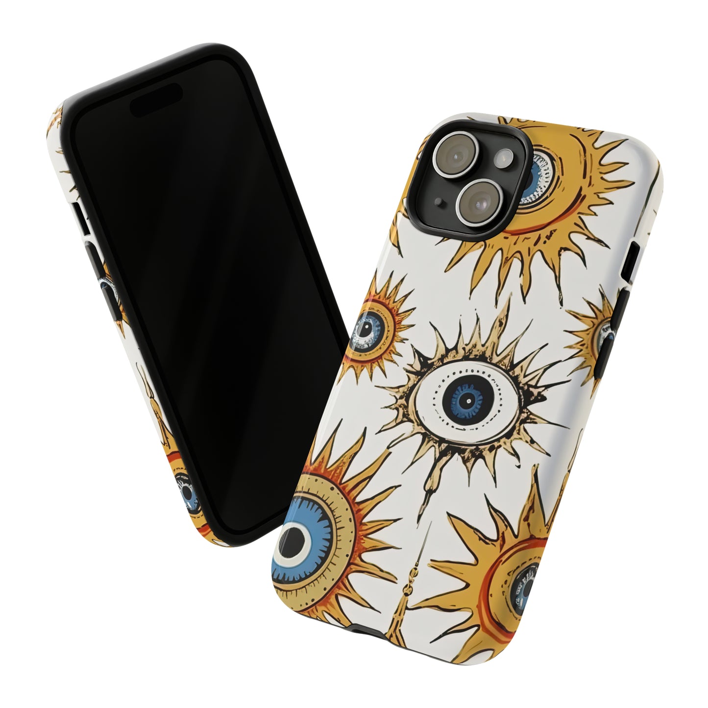 Ethereal Eyeful. Evil eye Inspired phone case. – Artistic Expression Meets ProtectionTough Case