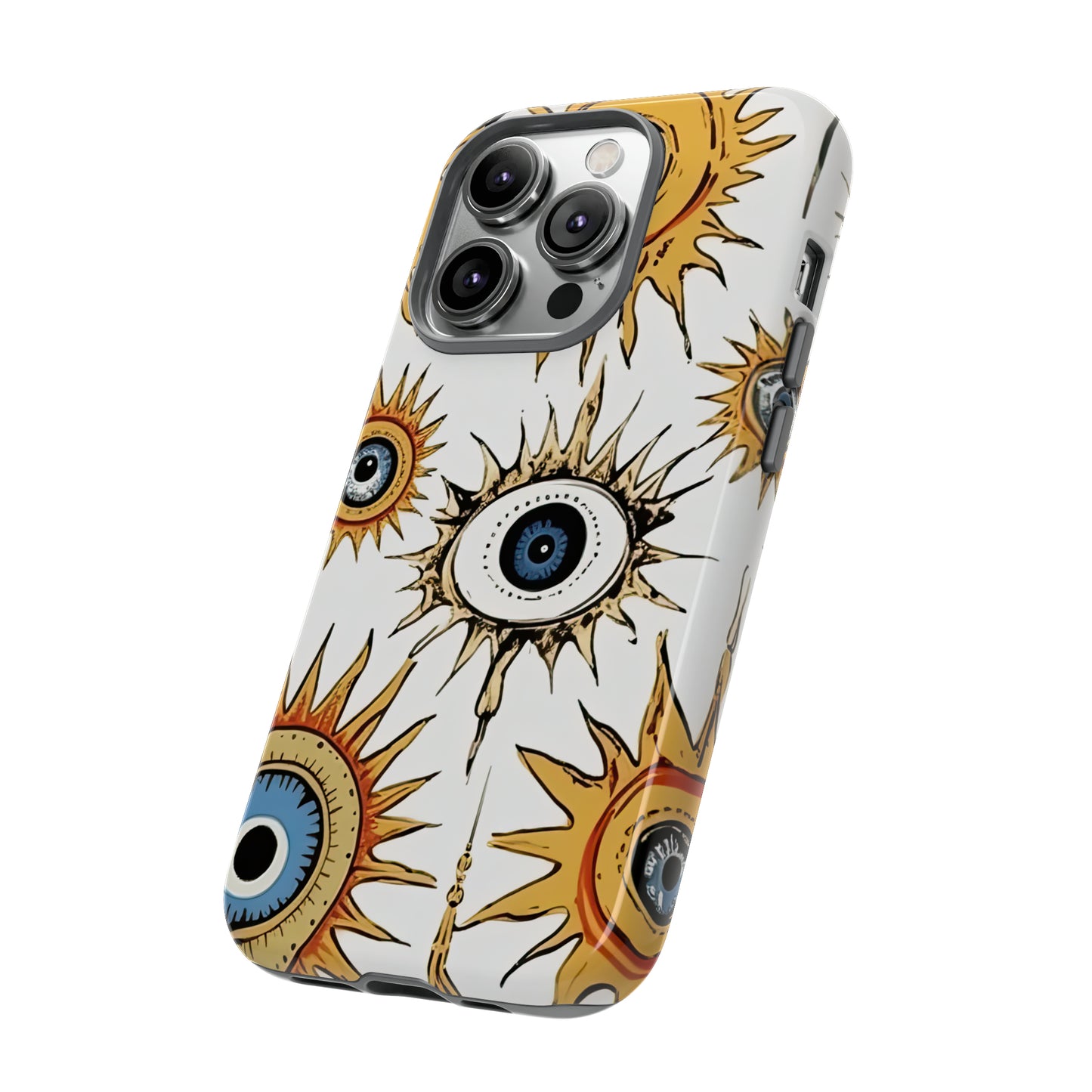 Ethereal Eyeful. Evil eye Inspired phone case. – Artistic Expression Meets ProtectionTough Case
