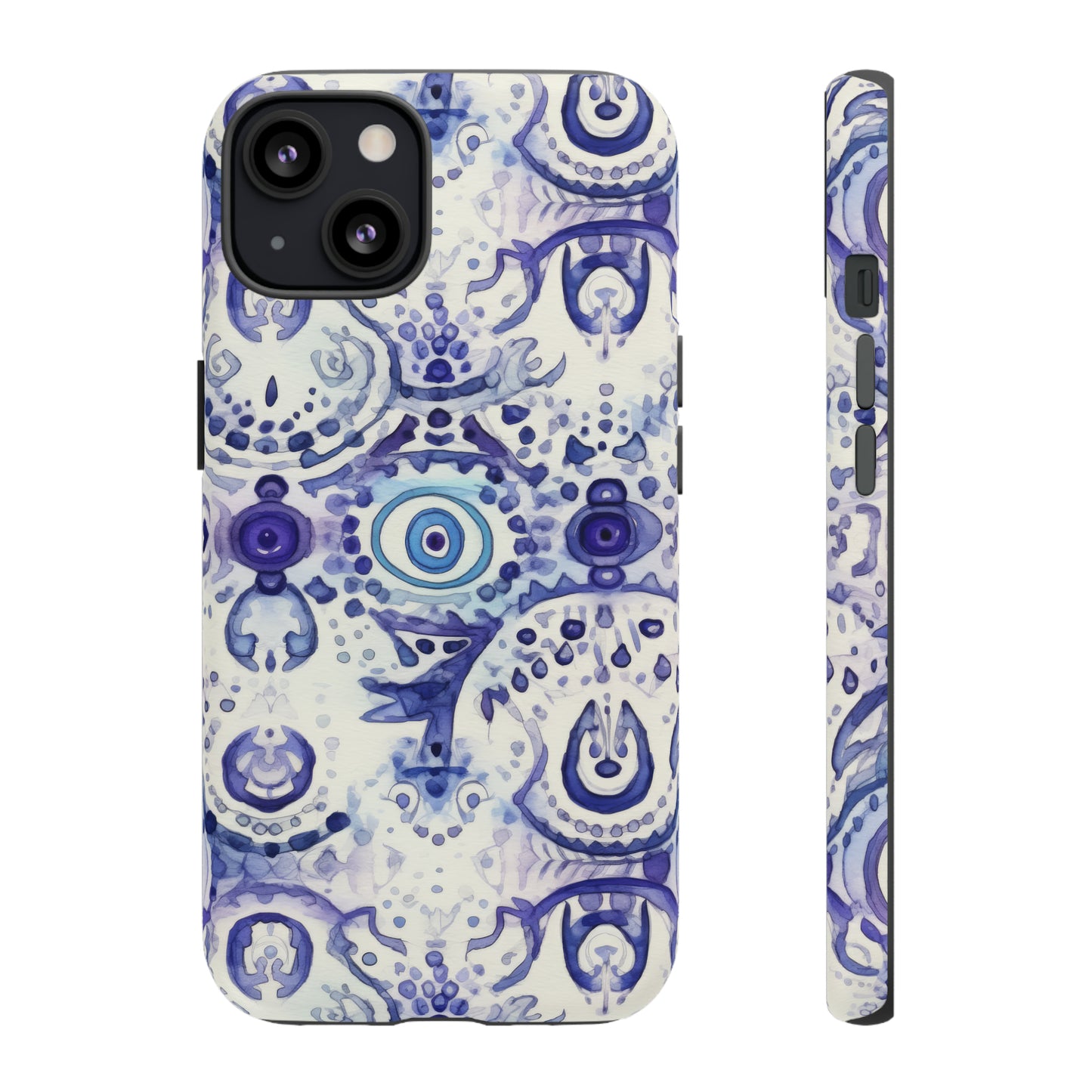 Hamsa Enigma. Evil eye Inspired phone case. – Artistic Expression Meets Protection. Tough Cases