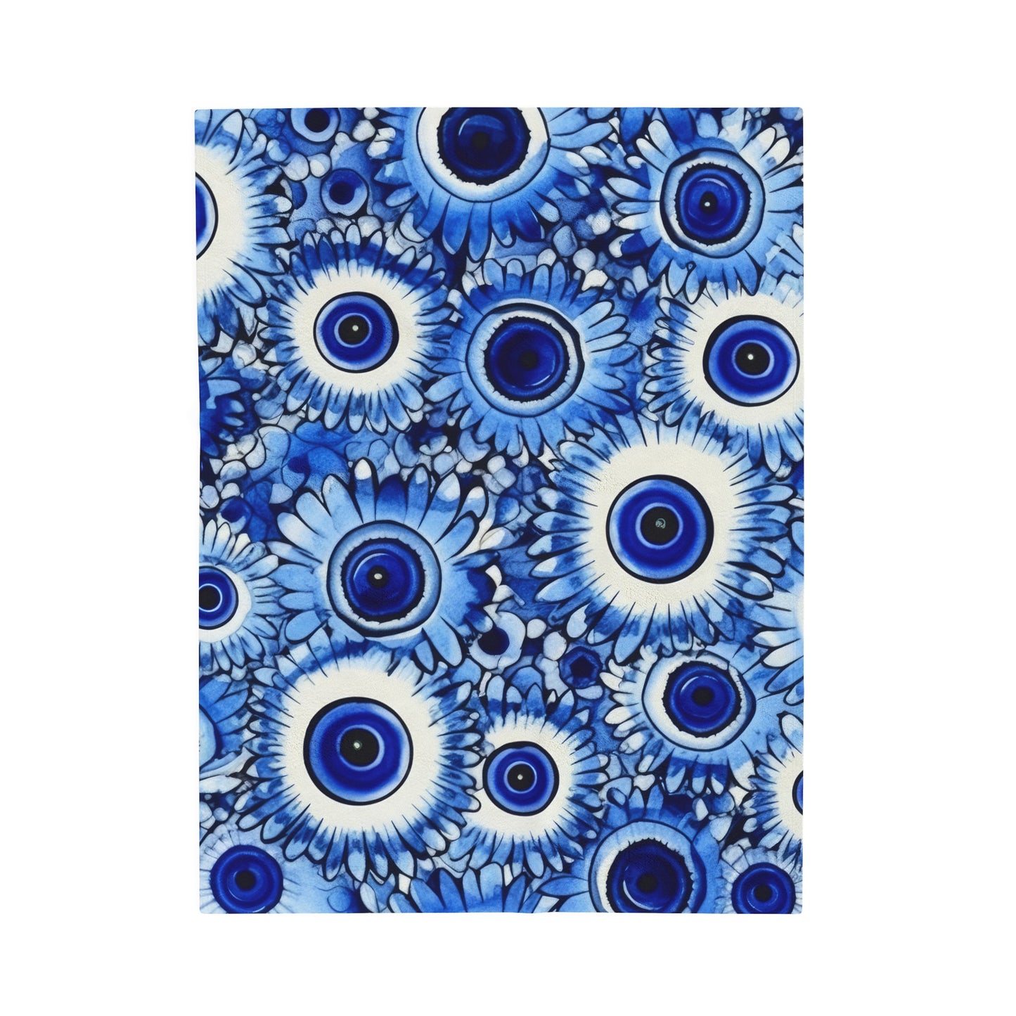 Portentous Pupil. Velveteen Plush Blanket.