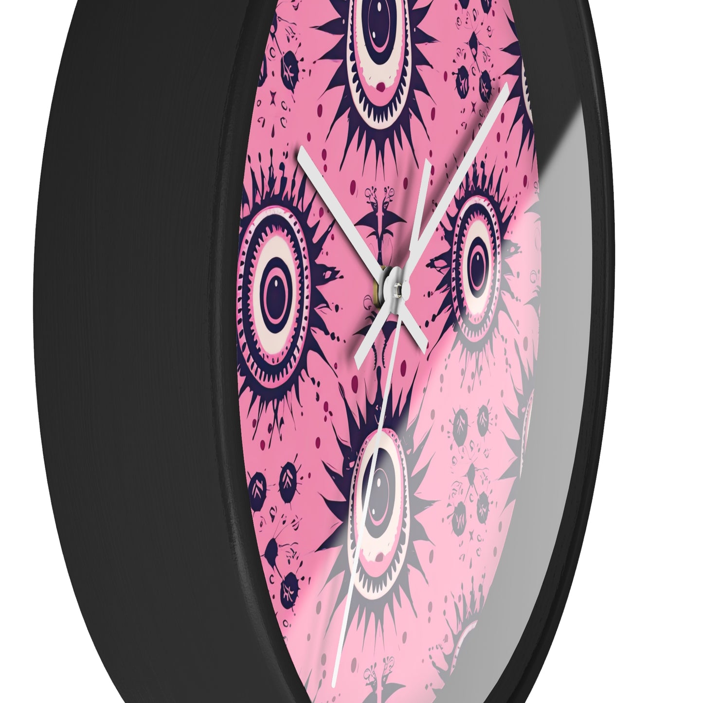 Sinuous Specter.Beholder. Artful Evil Eye Wall Clock – Timekeeping with Protective MeaningWall Clock.