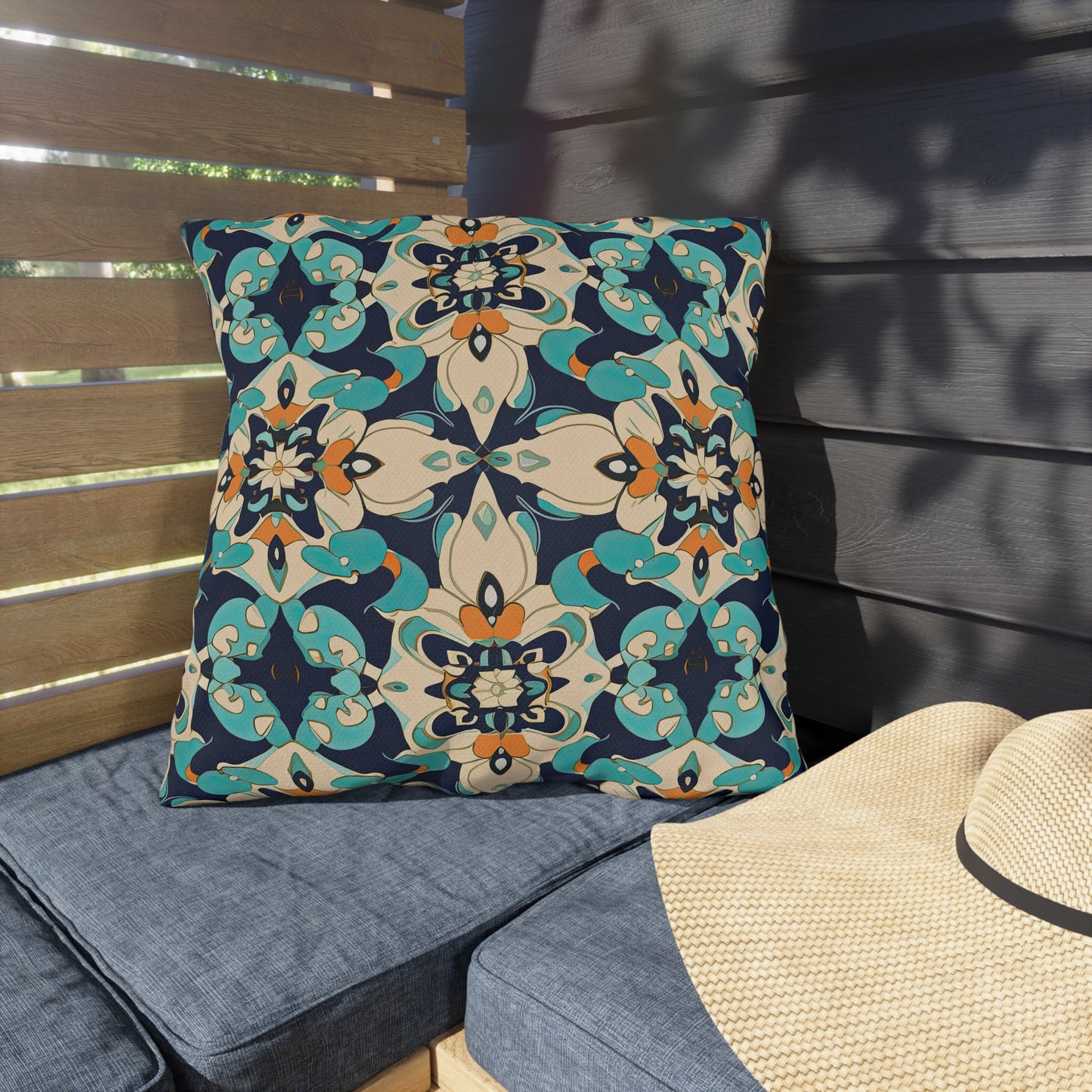 Nomadic Nebula . Outdoor Pillows