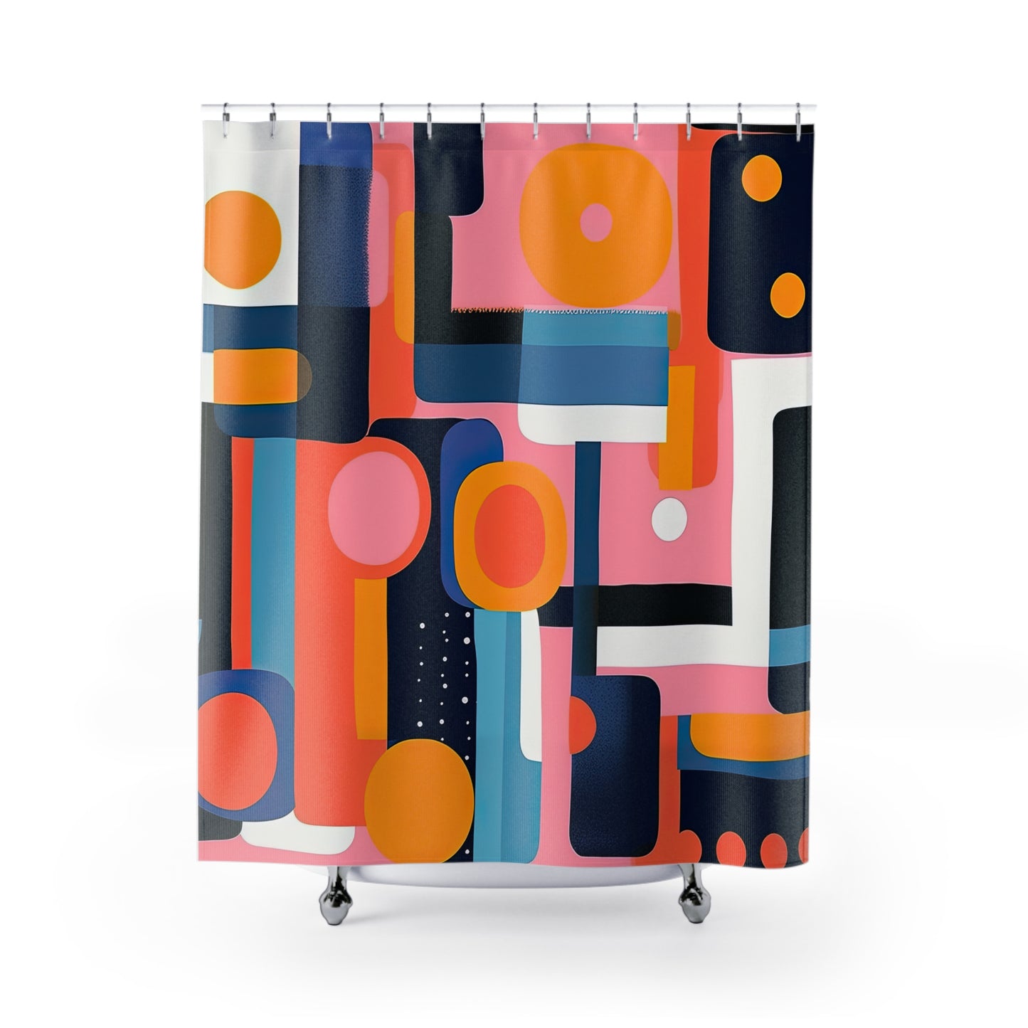 Etheric Elegance. Nostalgia Meets Future Shower Curtains
