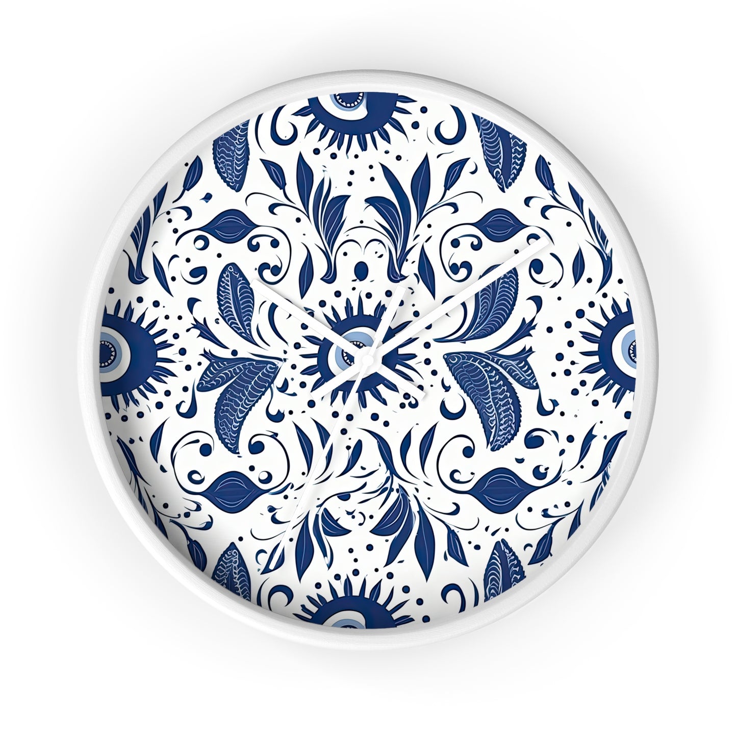 Beholder. Artful Evil Eye Wall Clock – Timekeeping with Protective Meaning