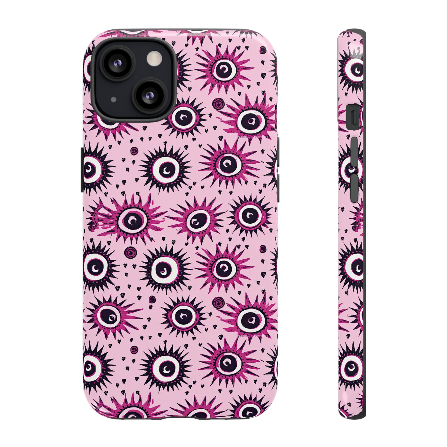 Evil Pink Eye. Evil eye Inspired phone case. – Artistic Expression Meets ProtectionTough Cases