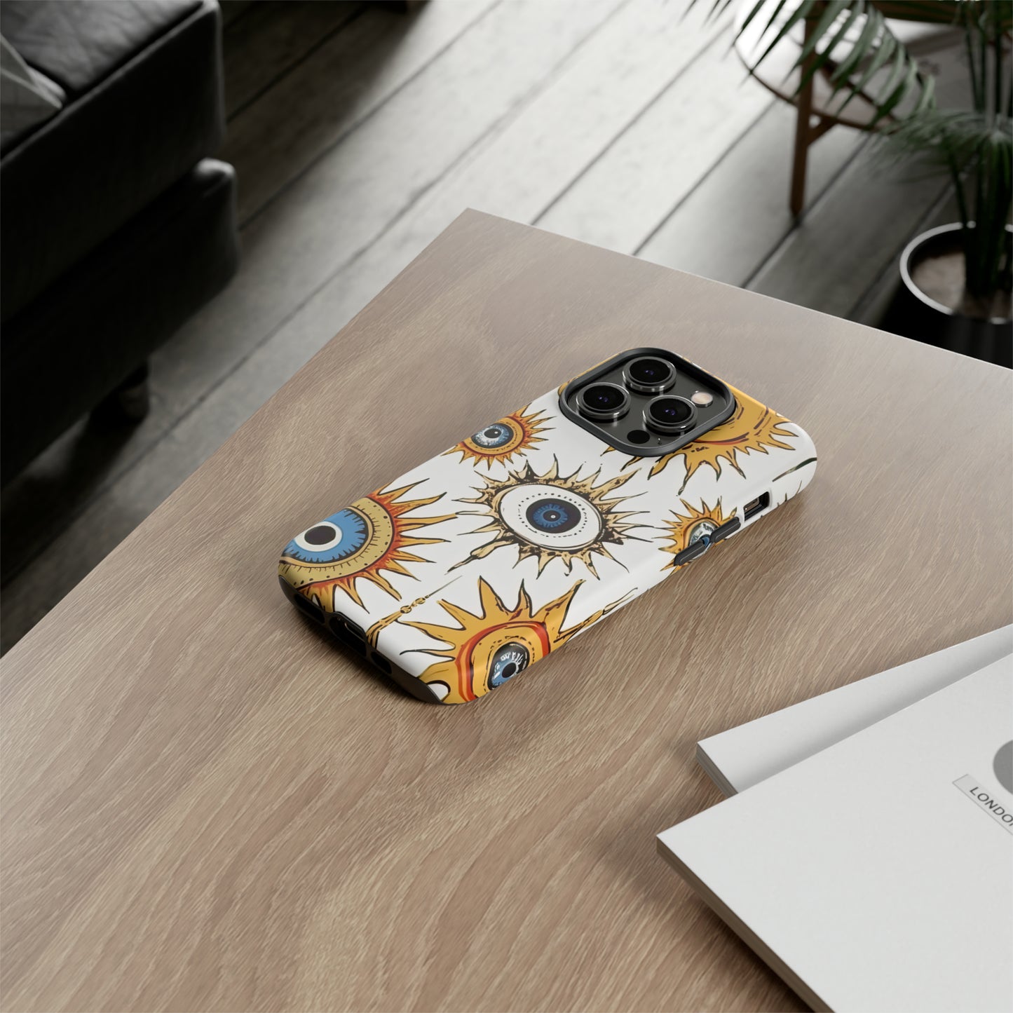 Ethereal Eyeful. Evil eye Inspired phone case. – Artistic Expression Meets ProtectionTough Case