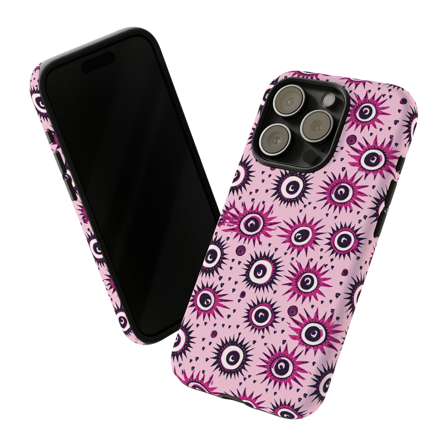 Evil Pink Eye. Evil eye Inspired phone case. – Artistic Expression Meets ProtectionTough Cases