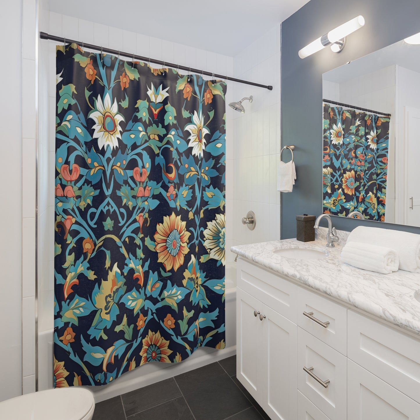 Spice Bazaar Sonata . Shower Curtains