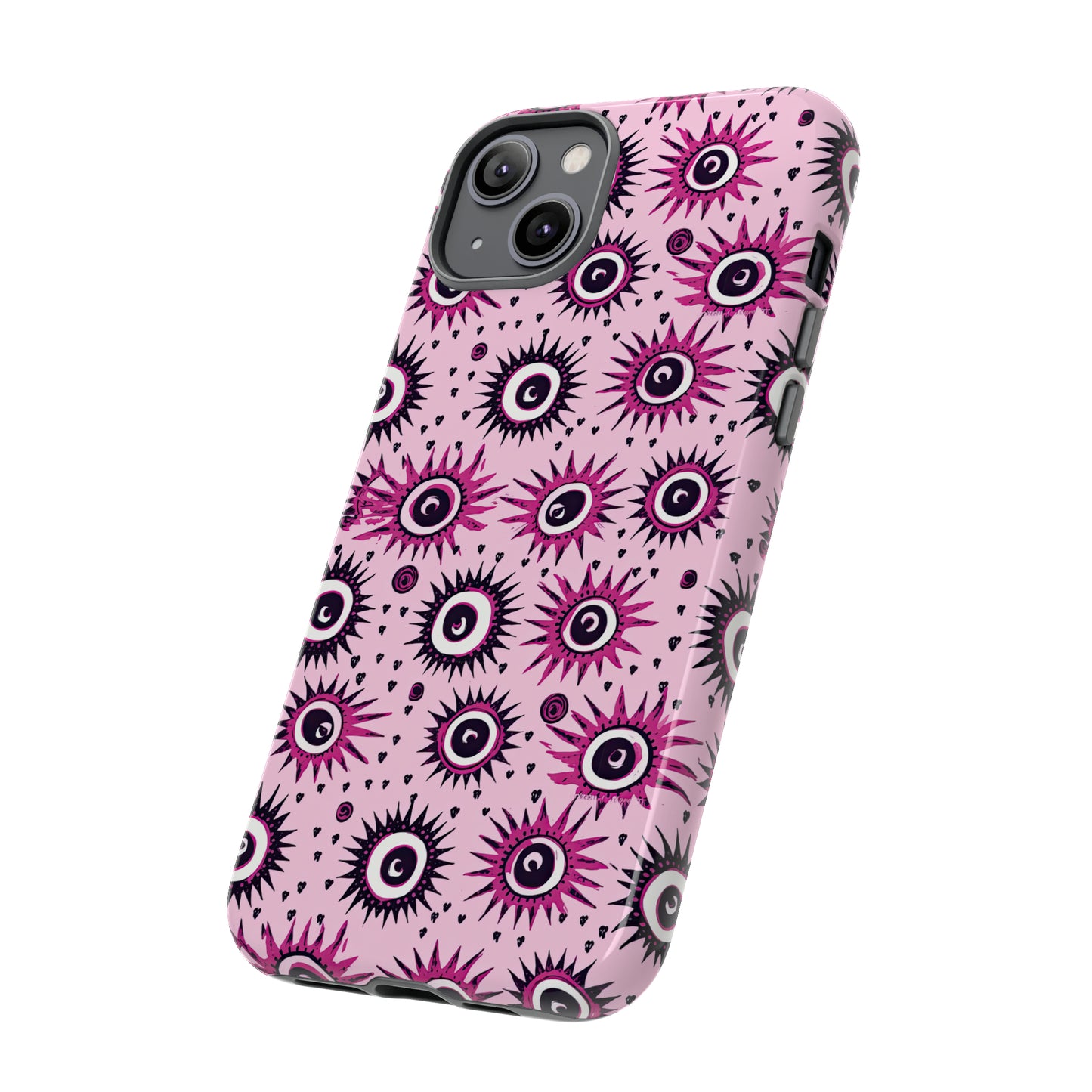 Evil Pink Eye. Evil eye Inspired phone case. – Artistic Expression Meets ProtectionTough Cases