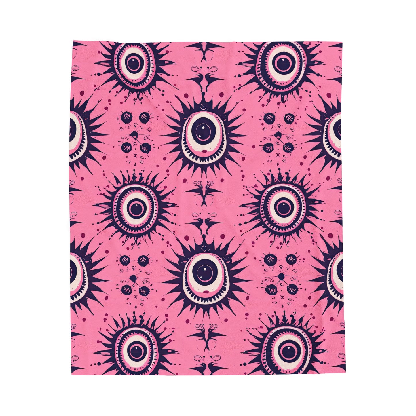 Sinuous Specter. Velveteen Plush Blanket.