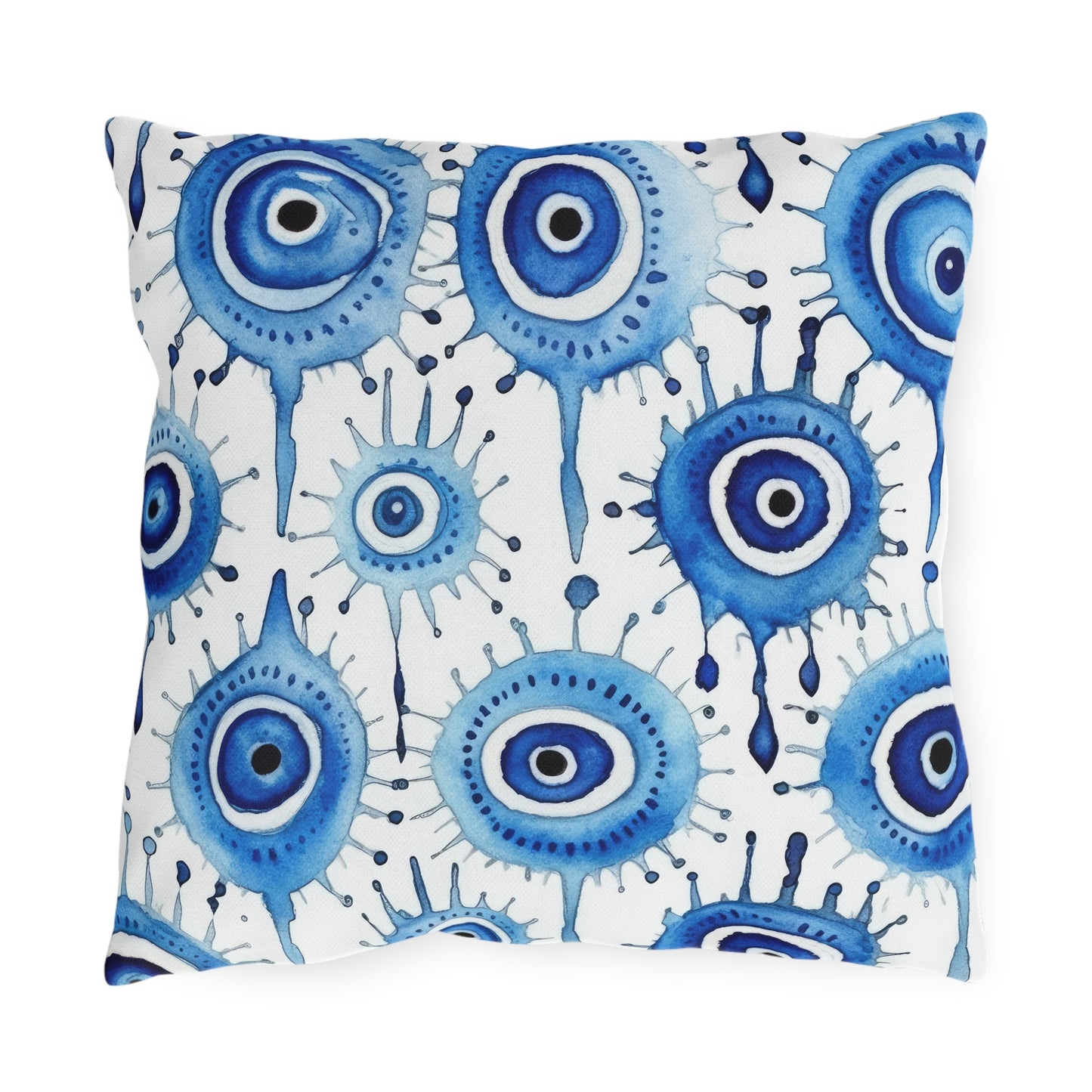 Evil Eye Cry. Outdoor Pillows