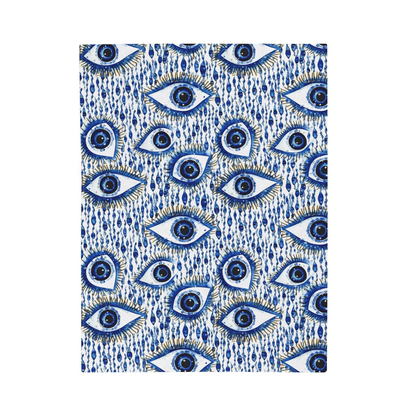 Mystic Glare. Velveteen Plush Blanket.