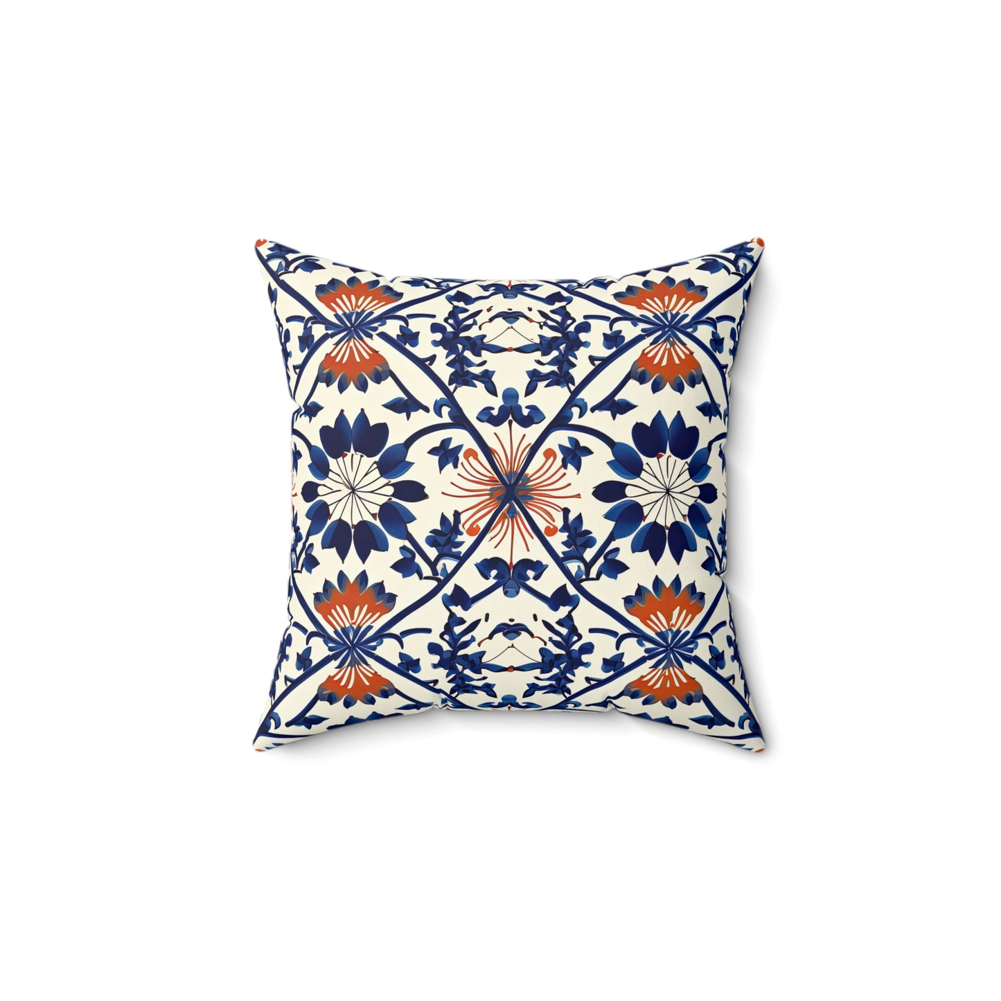 Berber Bliss Ballet. Spun Polyester Square Pillow