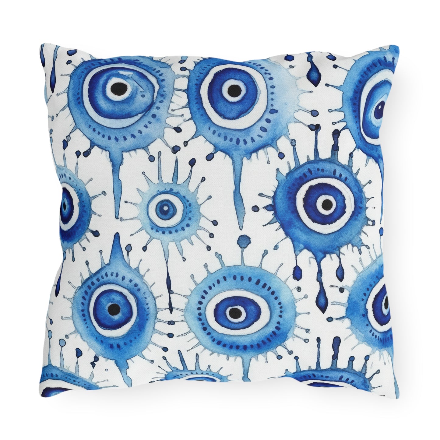 Evil Eye Cry. Outdoor Pillows