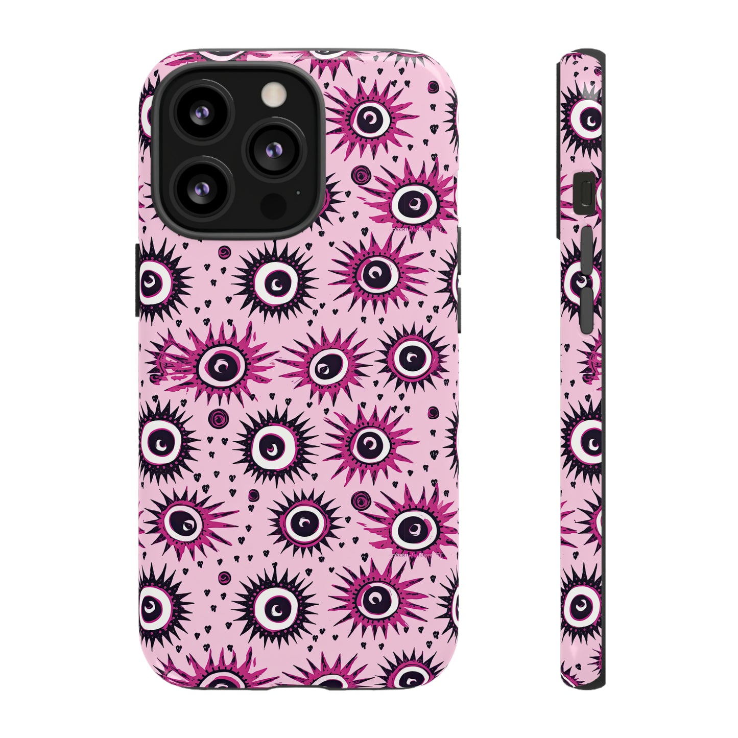 Evil Pink Eye. Evil eye Inspired phone case. – Artistic Expression Meets ProtectionTough Cases