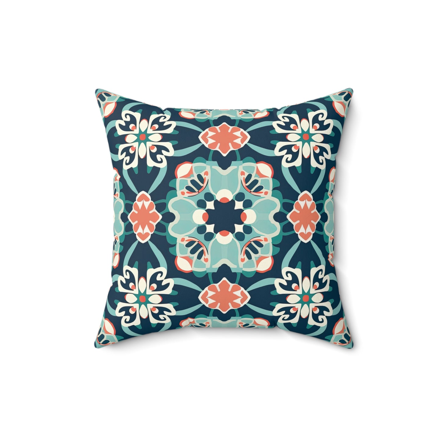 Whispering Weave . Spun Polyester Square Pillow