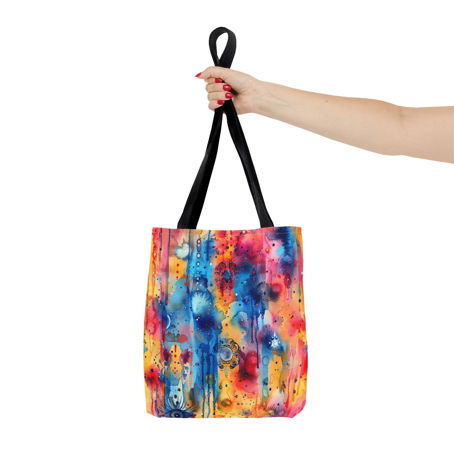 Hamsa bright Aura. Tote Bag for Everyday Use