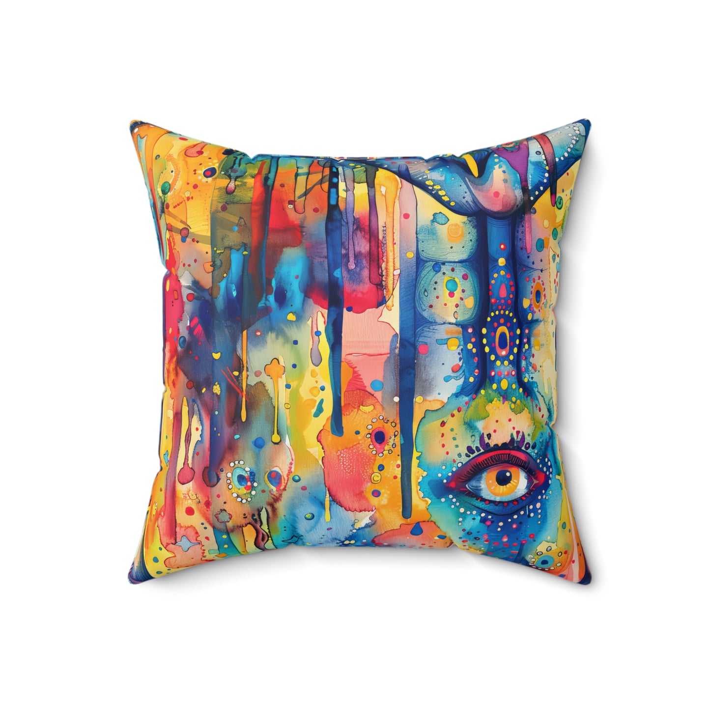 Hamsa Jewelburst- Decorative Spun Polyester Cushion