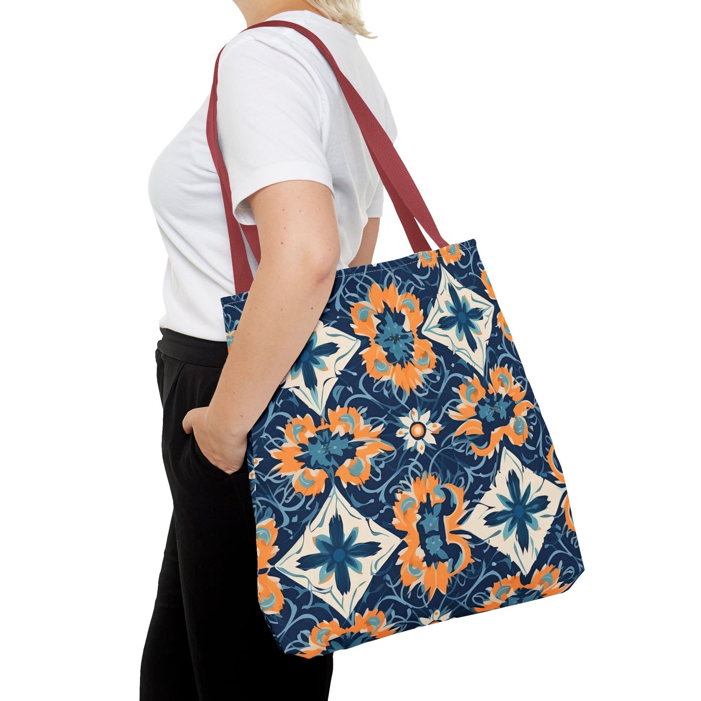 Velvet Veil Vision. Tote Bag for Everyday Use