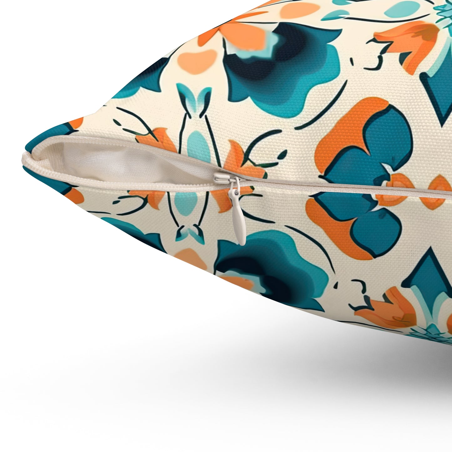 Meditative Medina Montage . Spun Polyester Square Pillow