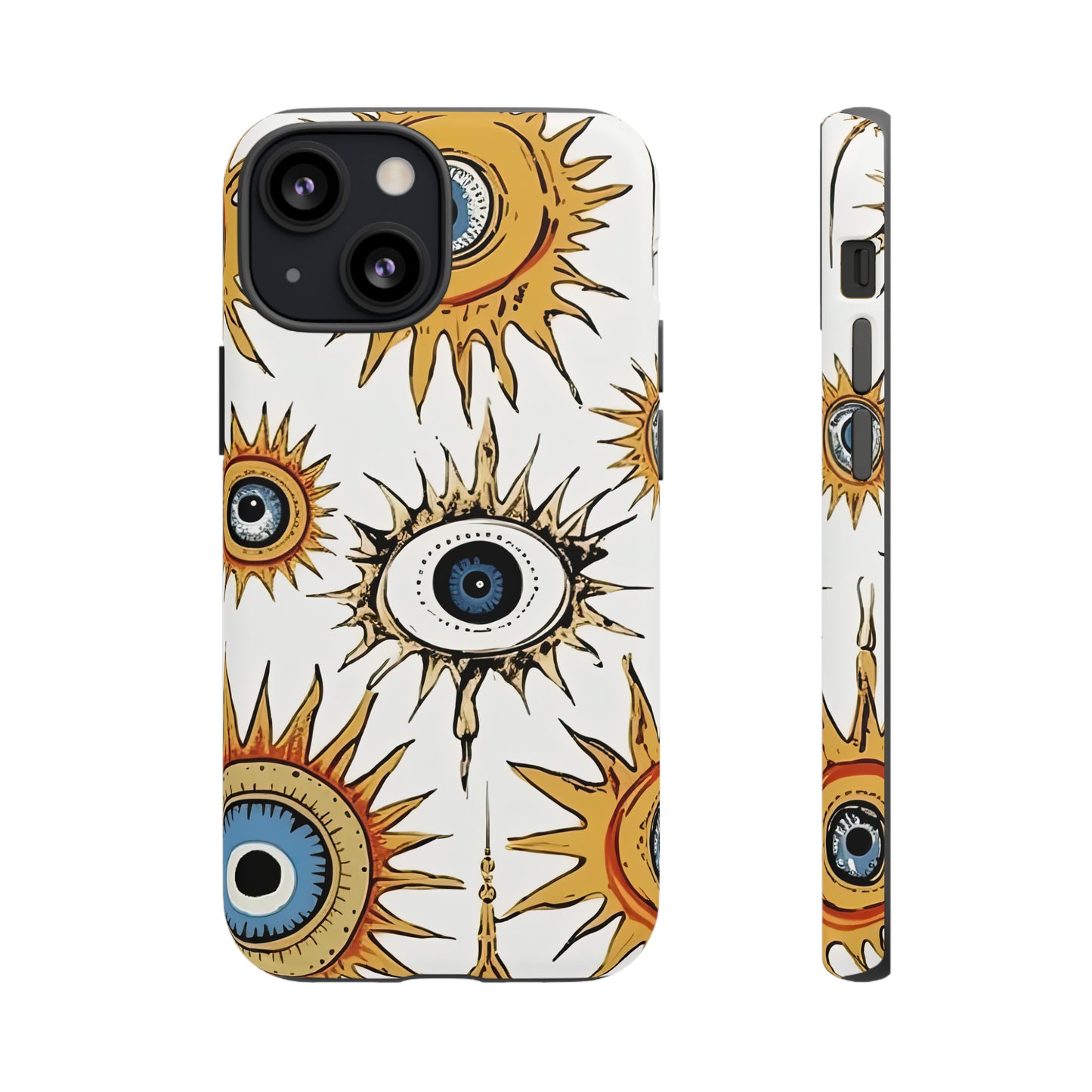 Ethereal Eyeful. Evil eye Inspired phone case. – Artistic Expression Meets ProtectionTough Case
