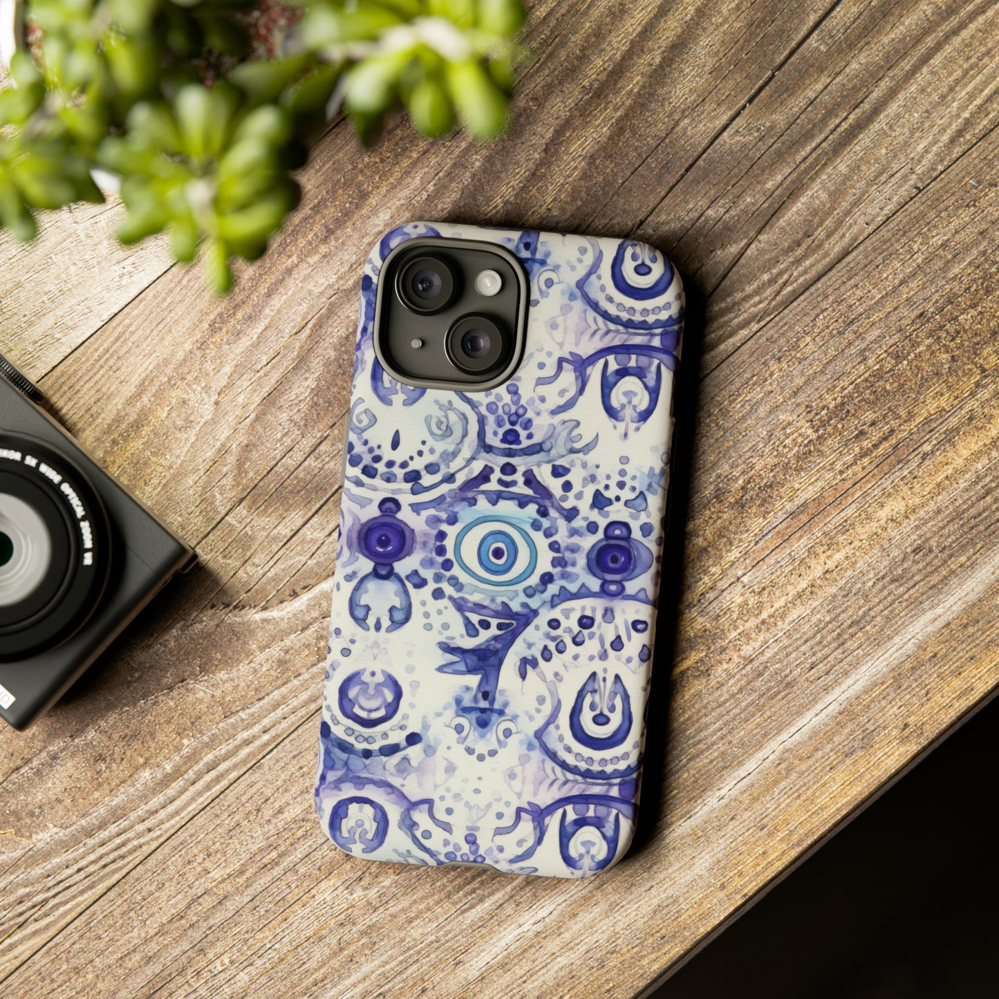 Hamsa Enigma. Evil eye Inspired phone case. – Artistic Expression Meets Protection. Tough Cases