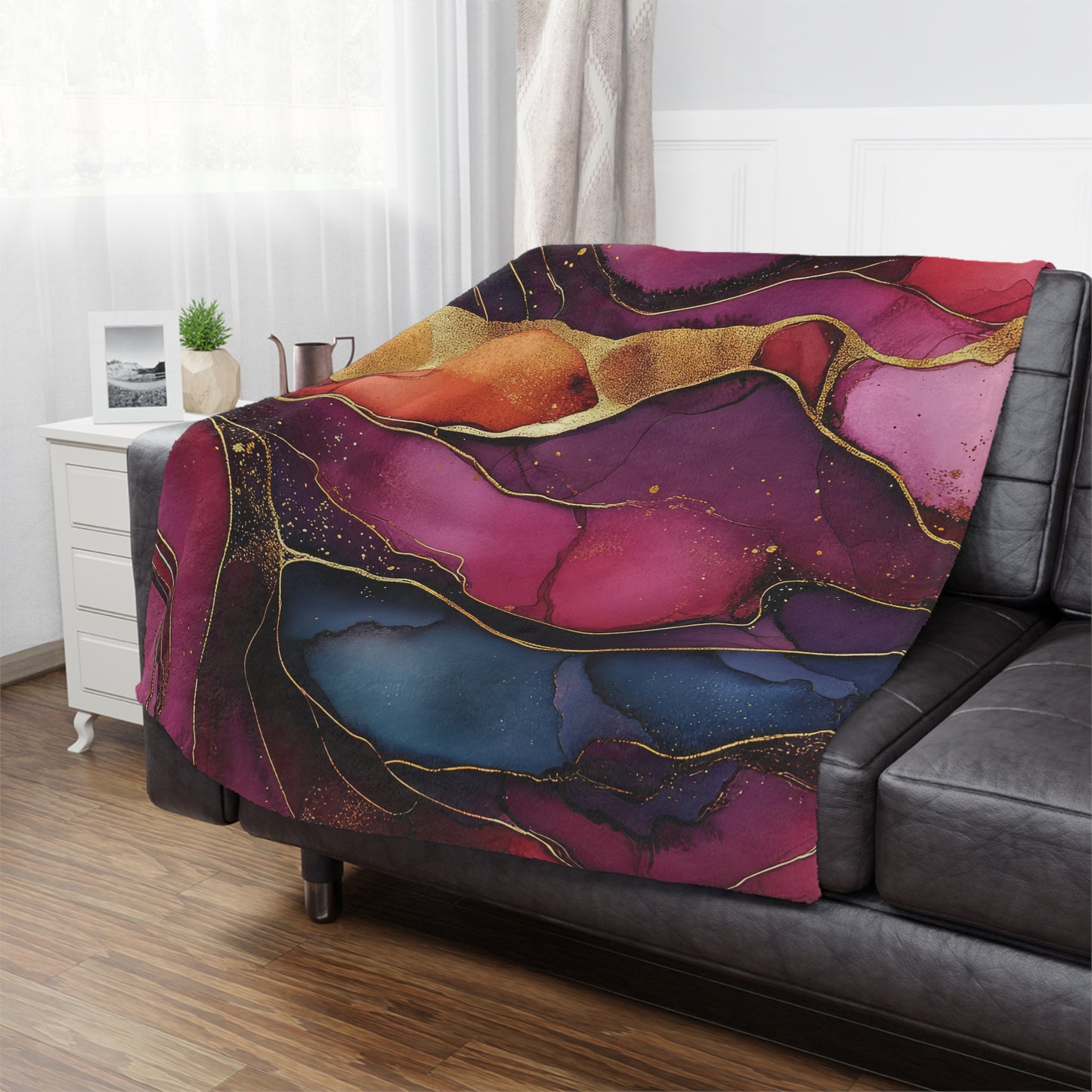CherryRoyal. Cozy Artistic Microfiber Blanket -