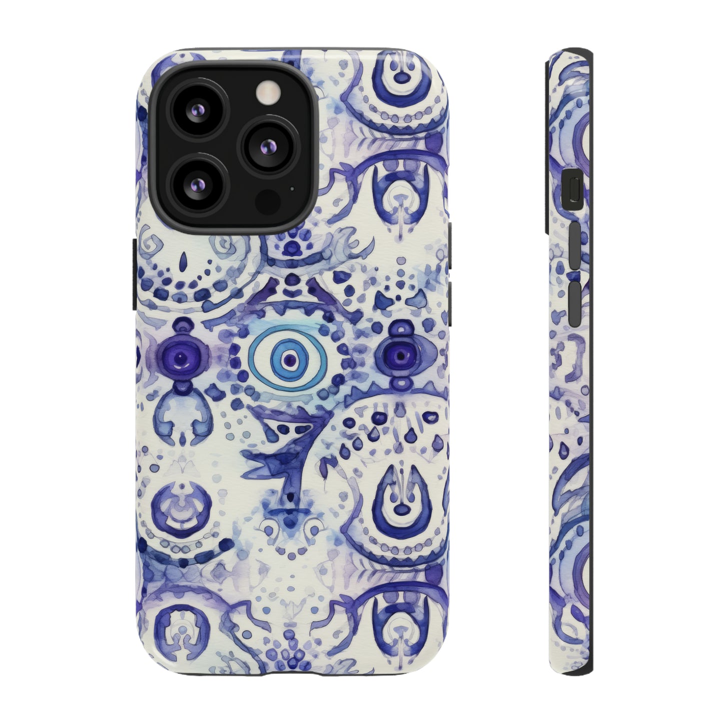 Hamsa Enigma. Evil eye Inspired phone case. – Artistic Expression Meets Protection. Tough Cases