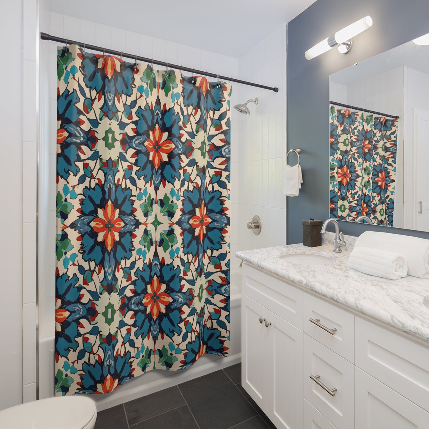 Spice Souk . Shower Curtains