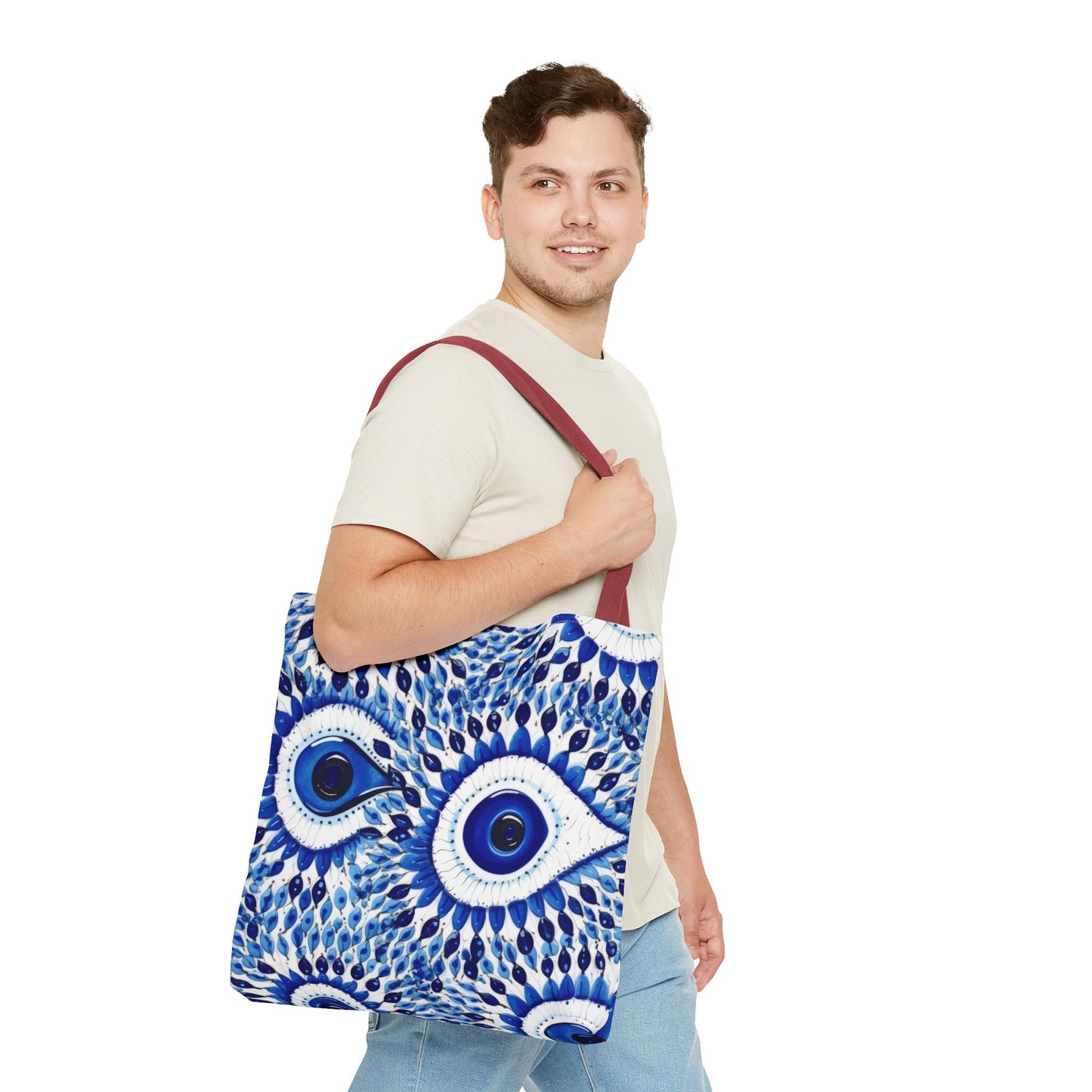 Enigmatic Gaze. Tote Bag for Everyday Use