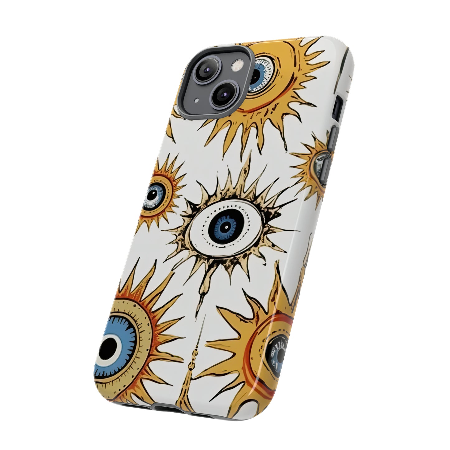 Ethereal Eyeful. Evil eye Inspired phone case. – Artistic Expression Meets ProtectionTough Case