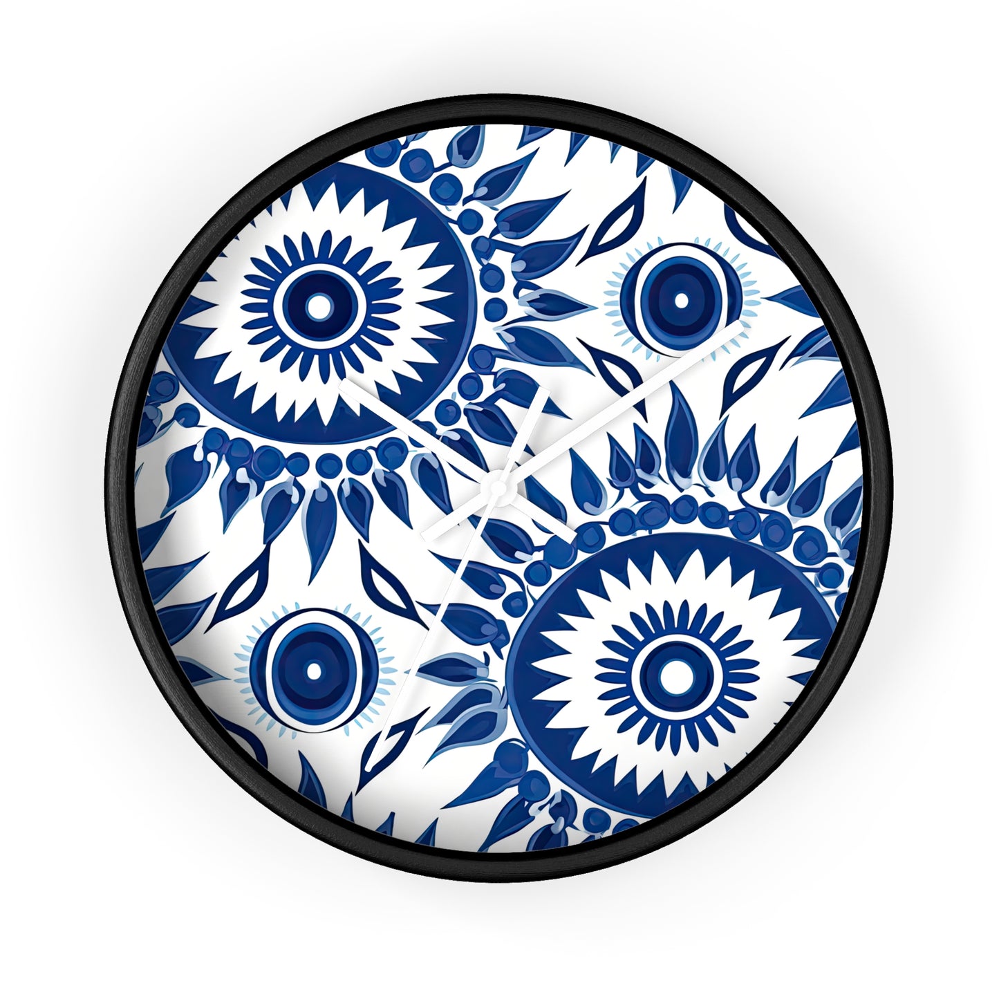 Cursed Charms.Evil Eye inspired. Timeless Symbolism with Artistic Expression. Wall Clock.