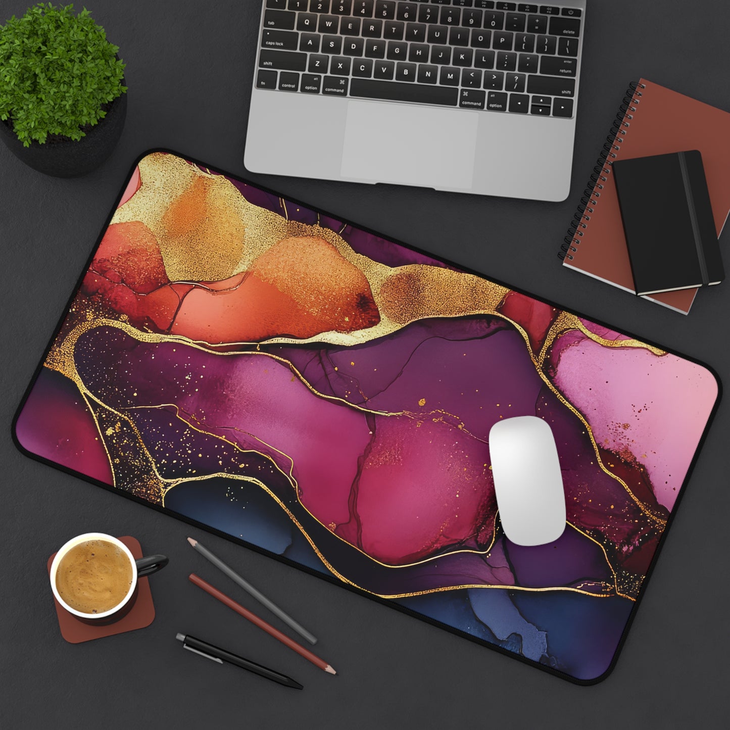 CherryRoyal Desk Mat - Stylish Office Organizer