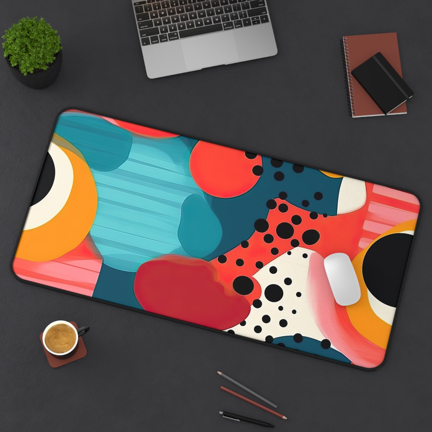 Chroma Catharsis. Desk Mat - Stylish Office Organizer