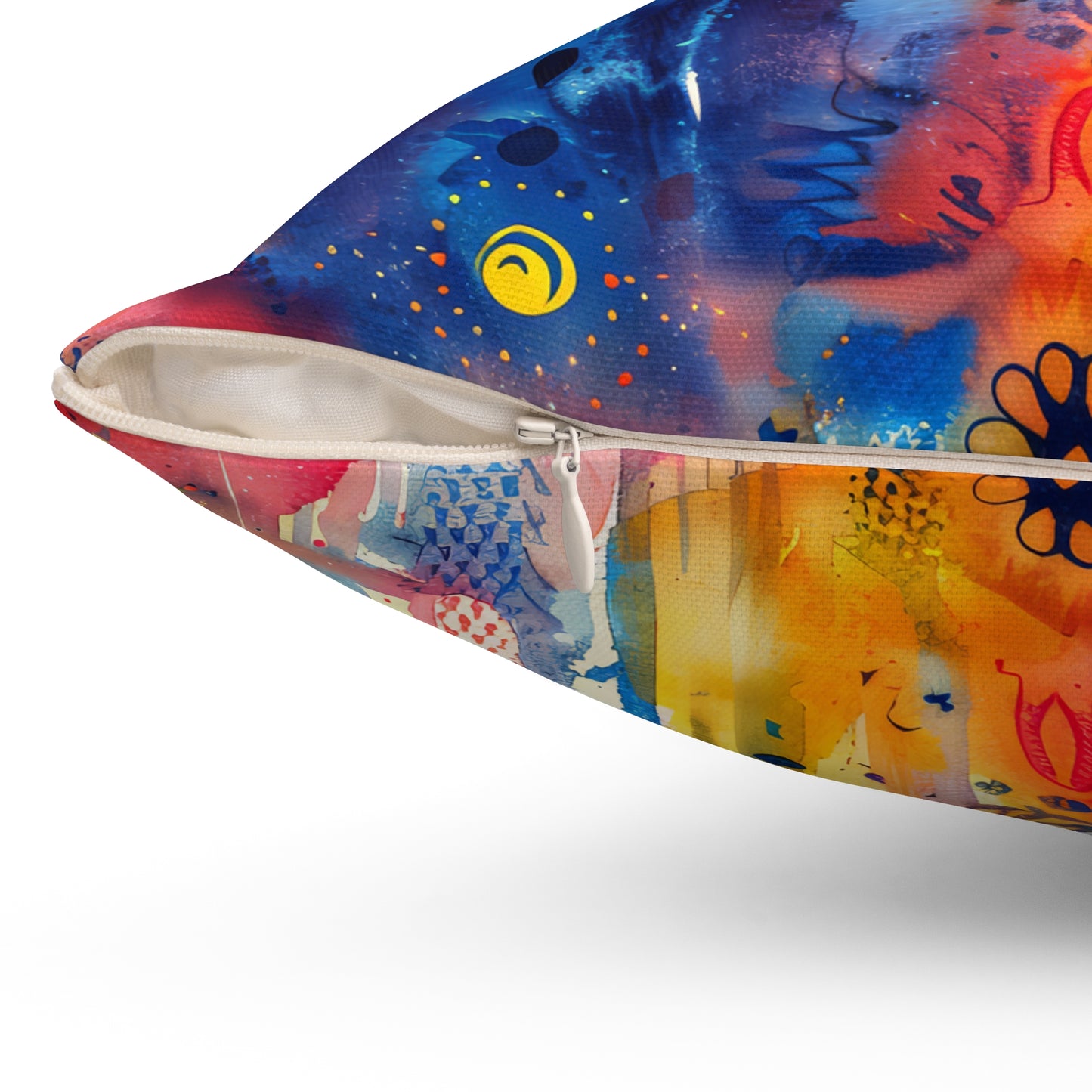 Rainbow Shield. Decorative Spun Polyester Cushion
