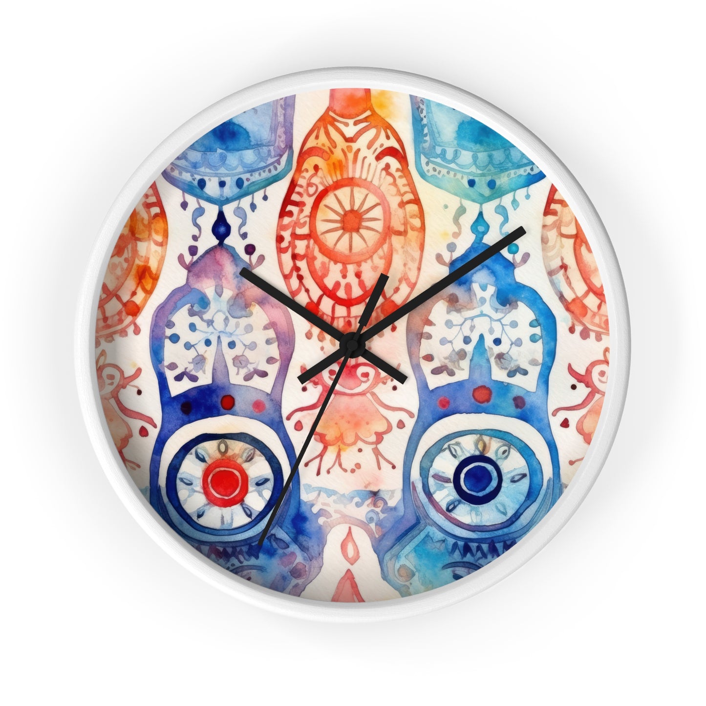 Omen of Hands. Wall Clock.