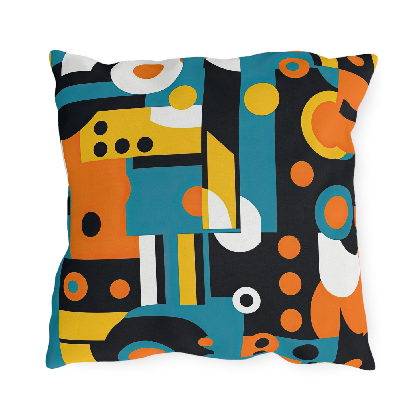 Analog Alchemy. Retro Pop Art Outdoor Pillows