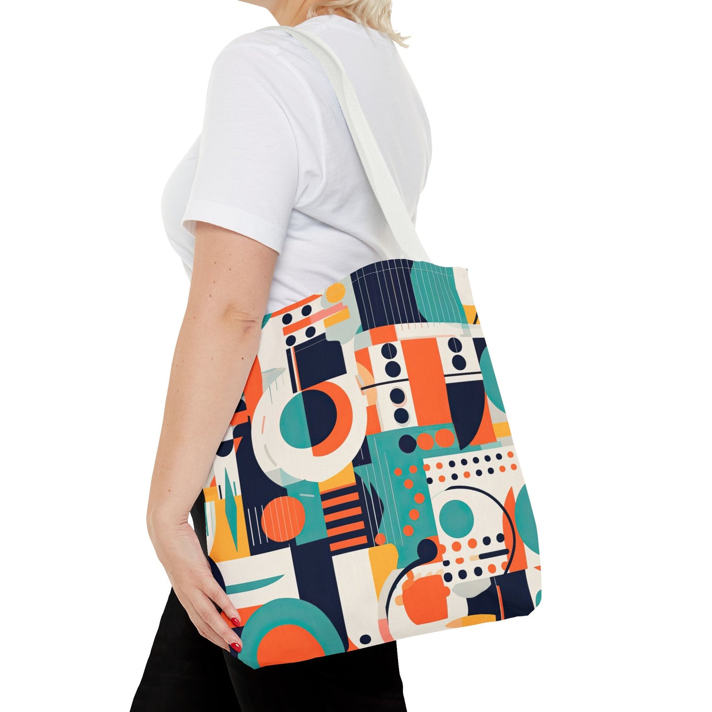 Echoes of the Analog Future. Tote Bag for Everyday Use